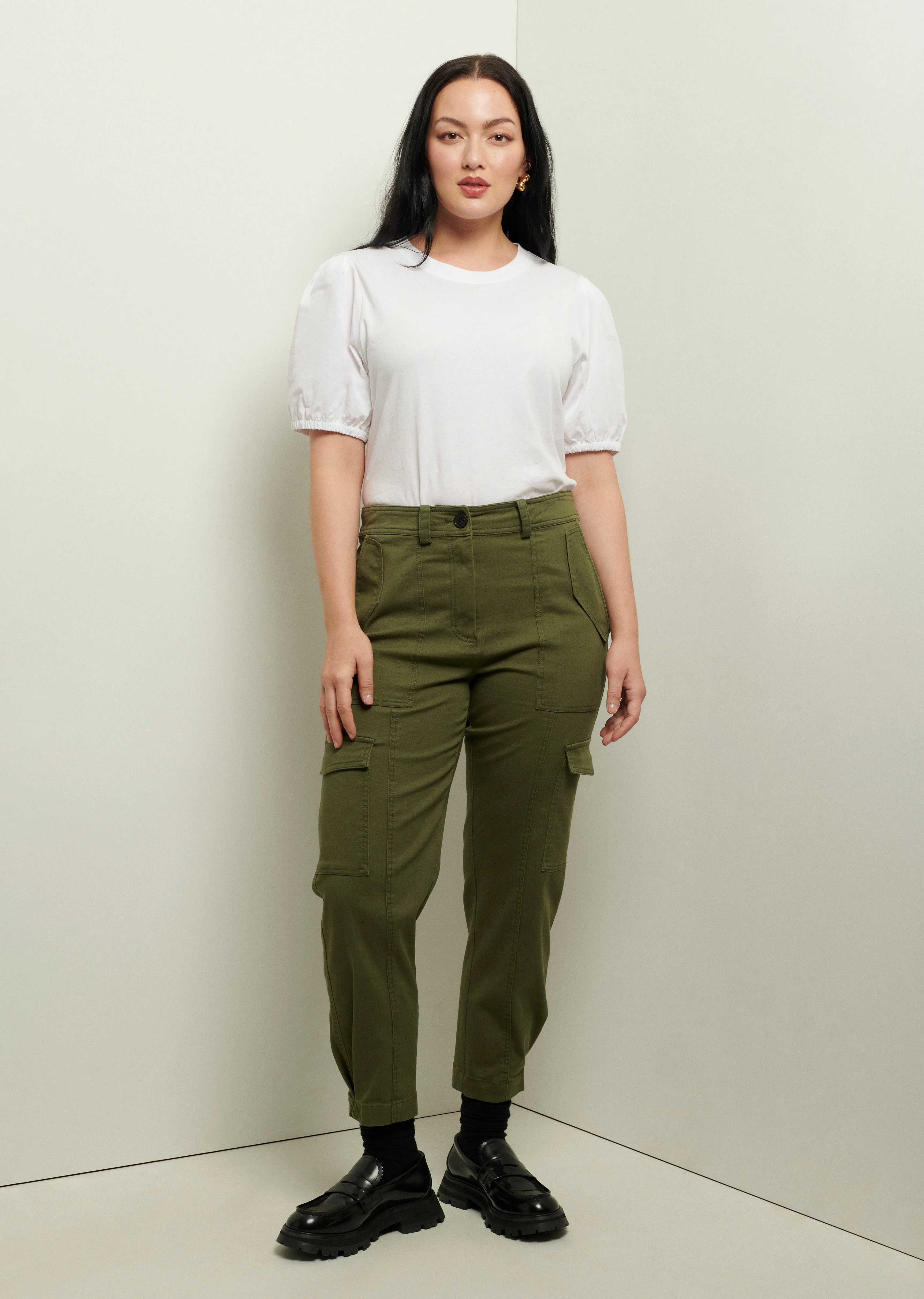 Elian Utility Pants - Fatigue sold by Derek Lam product image thumbnail 3