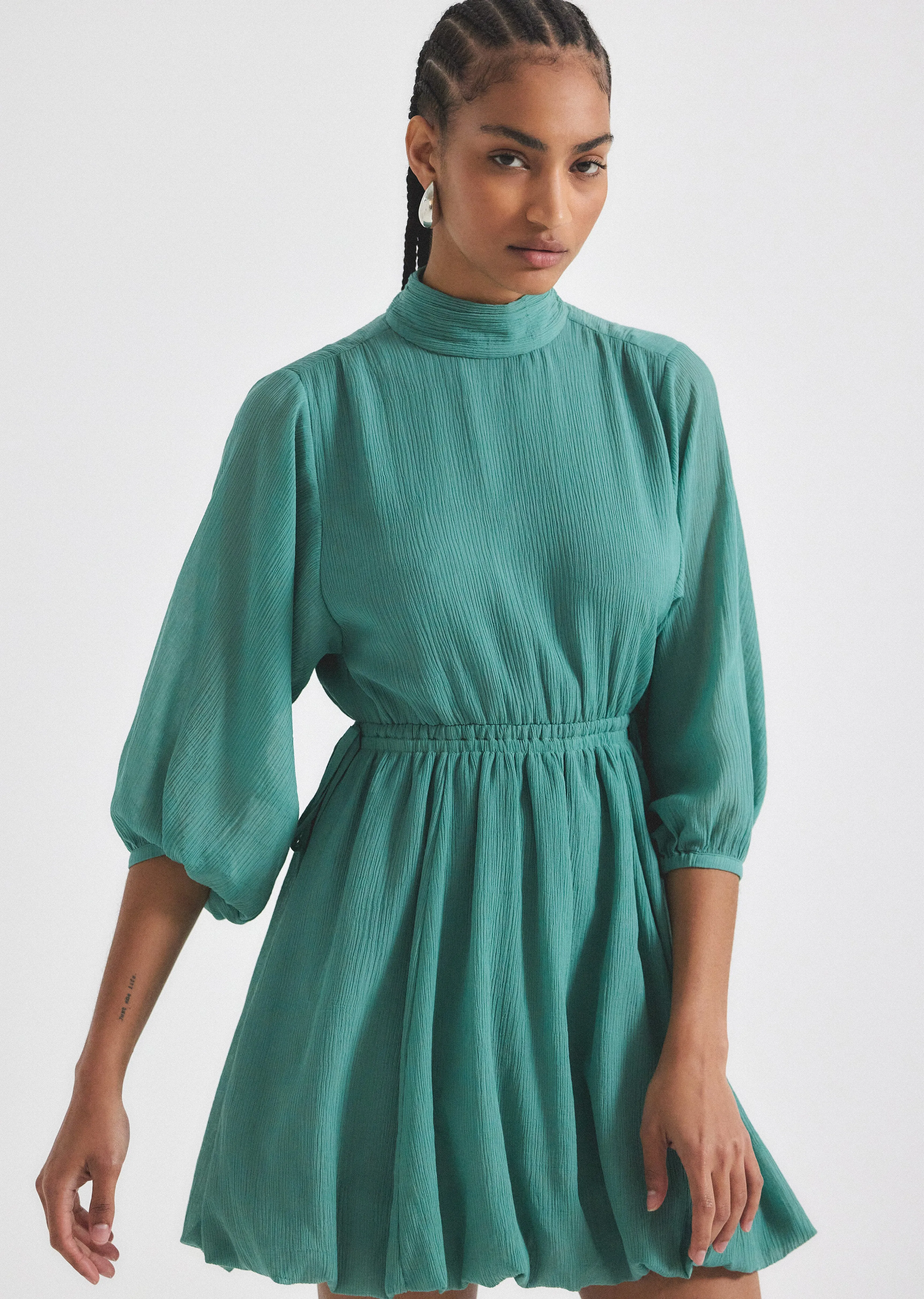 Alex Bubble Hem Dress - Juniper sold by Derek Lam product image thumbnail 3