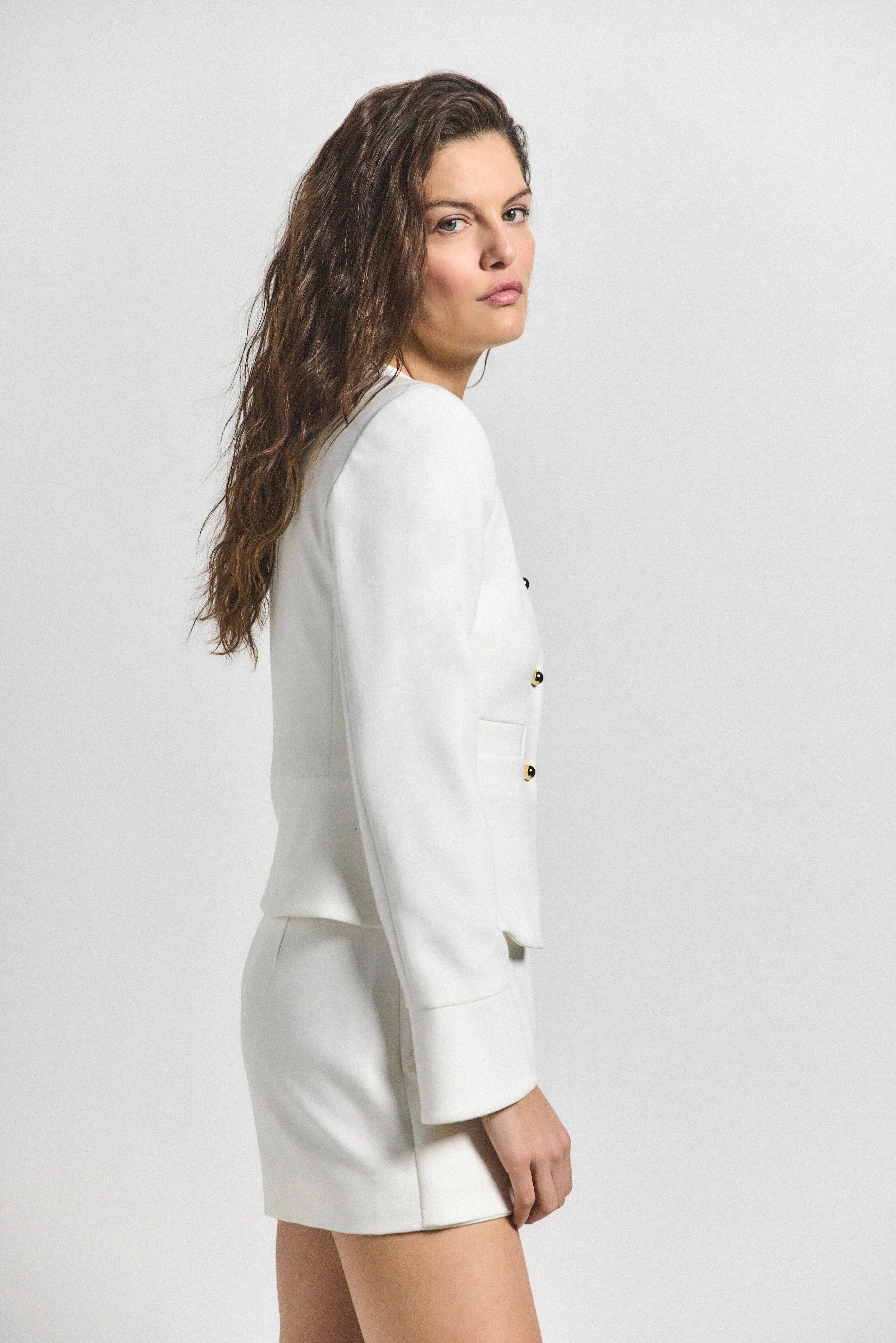 Dulcie Skort - Soft White sold by Derek Lam product image thumbnail 2