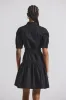 Luma A-Line Shirt Dress - Black sold by Derek Lam