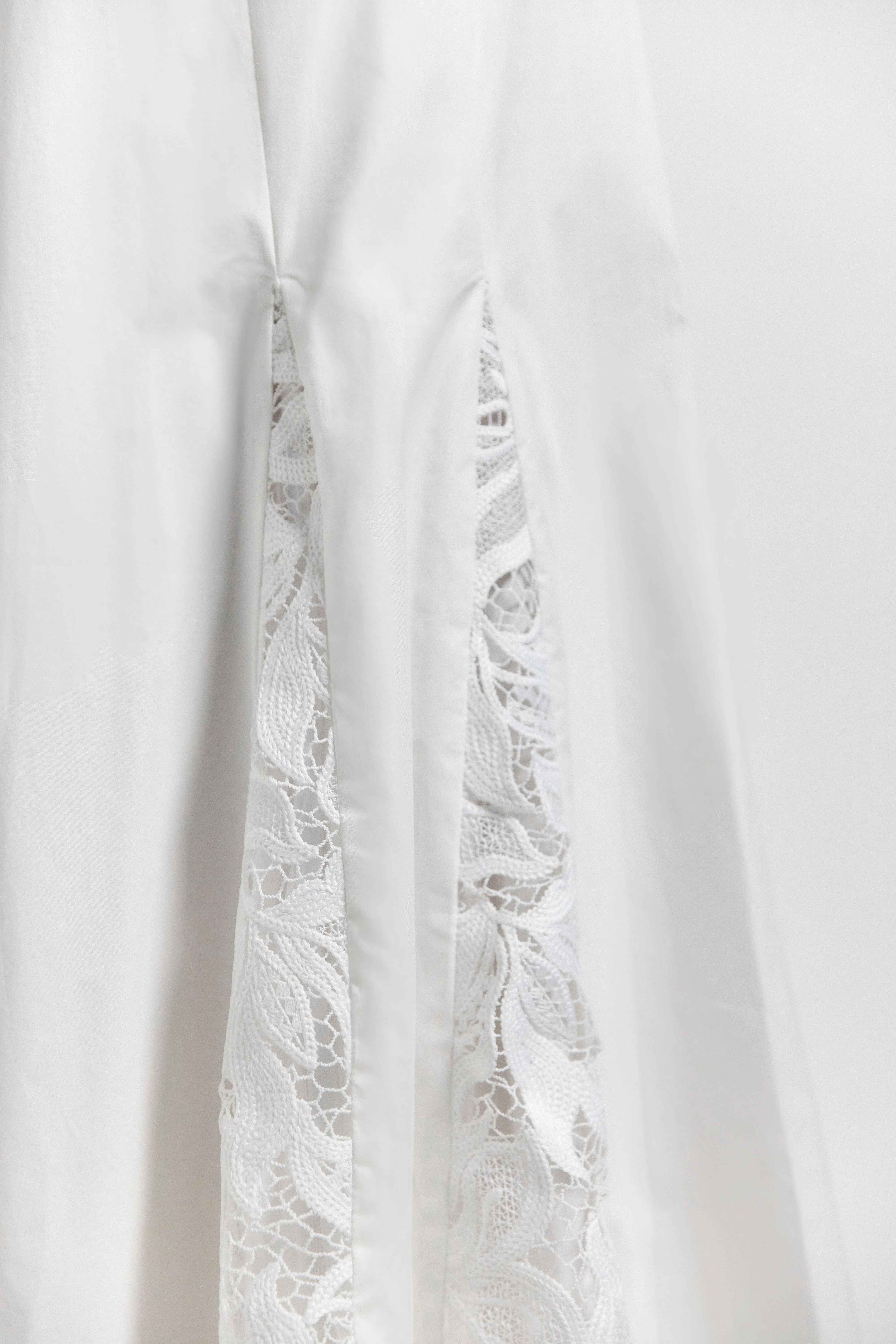 Maeleyse Mixed Media Lace Dress - Soft White sold by Derek Lam product image thumbnail 4