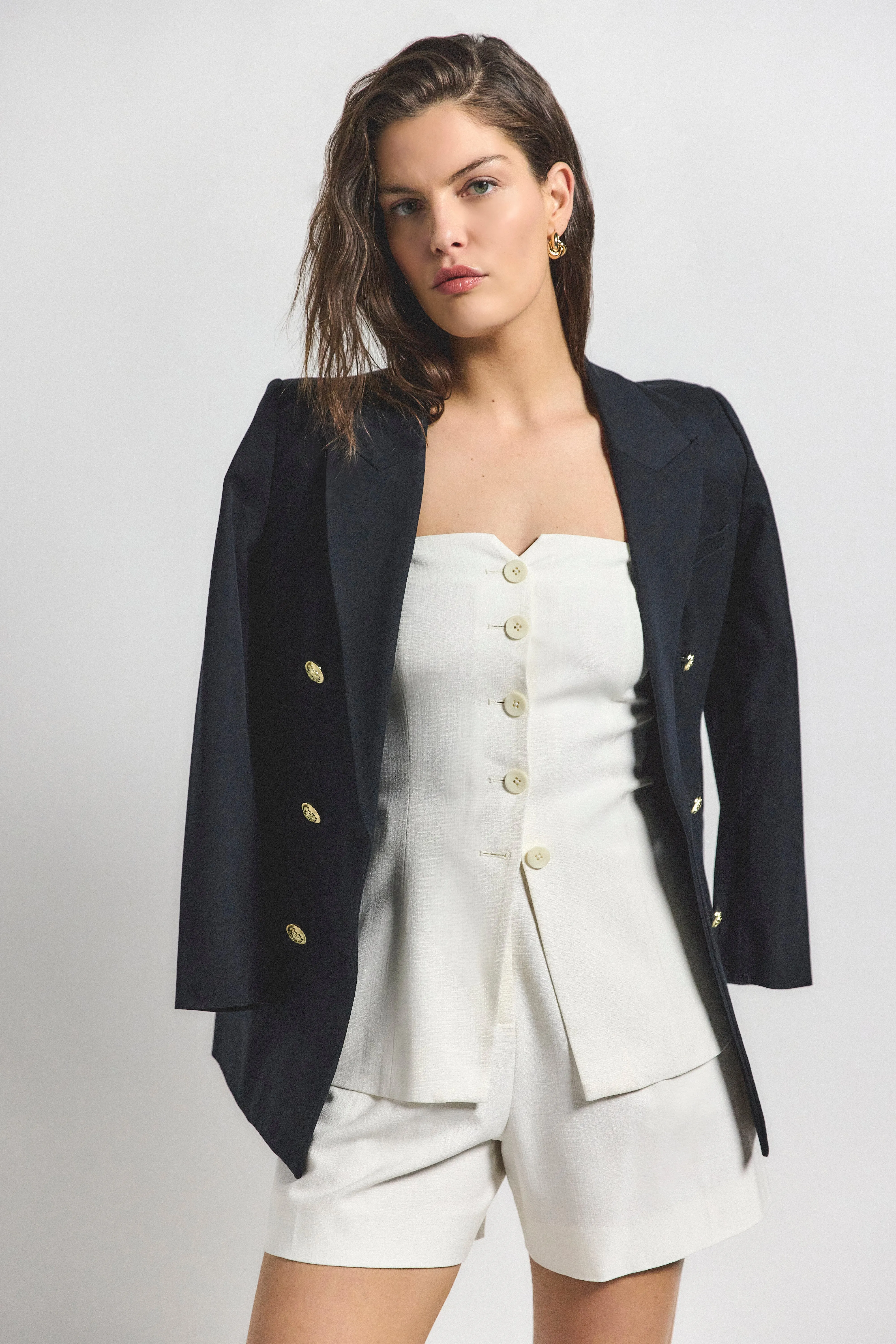 Nova Vest Top - Blanc de Blanc sold by Derek Lam product image thumbnail 2