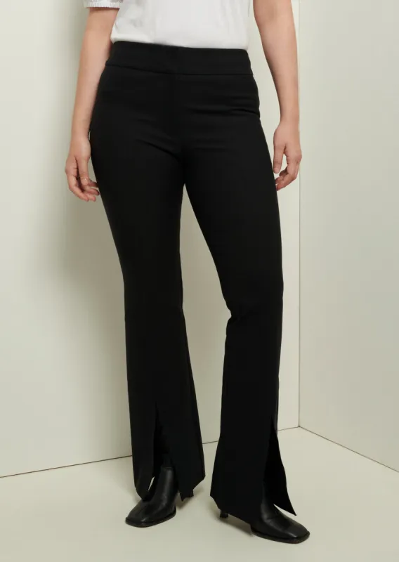 Maeve Front Slit Trousers - Black sold by Derek Lam