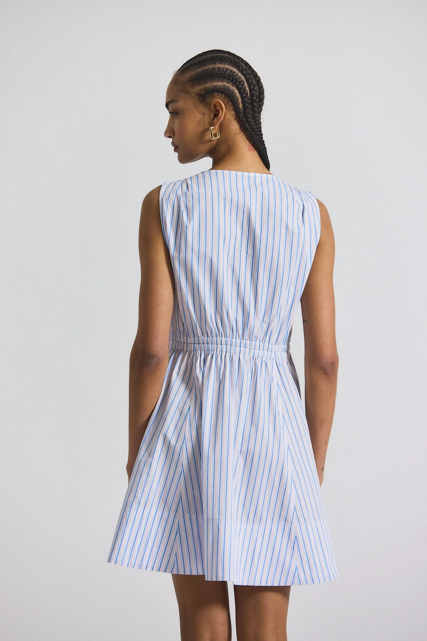 Tia Dress - Blue Multi sold by Derek Lam product image thumbnail 3