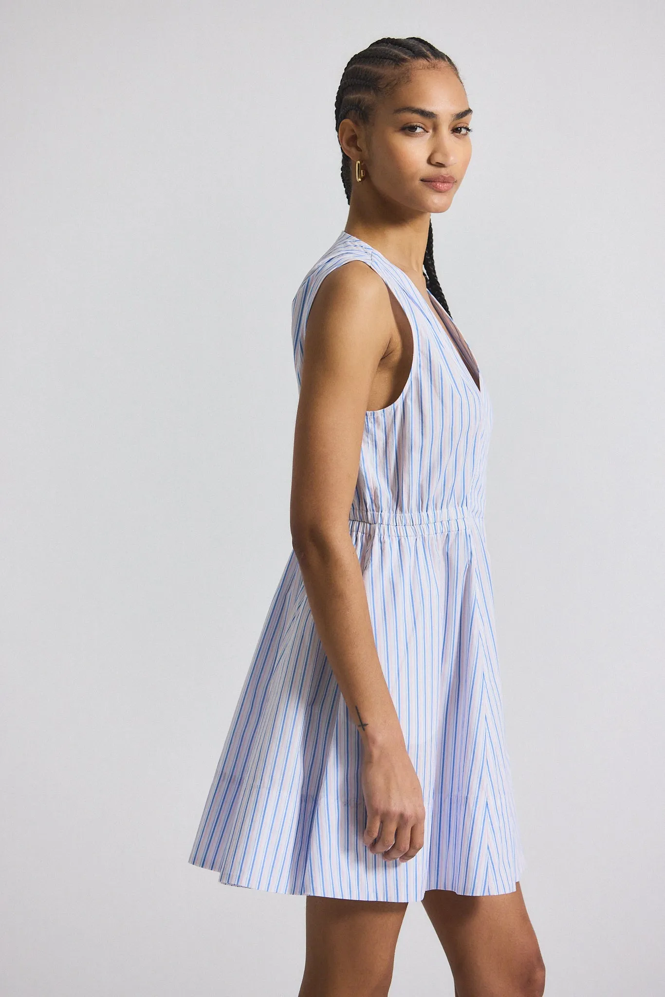 Tia Dress - Blue Multi sold by Derek Lam product image thumbnail 2