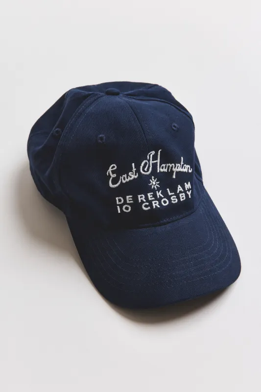 EMB Baseball Cap - Navy-Blue sold by Derek Lam