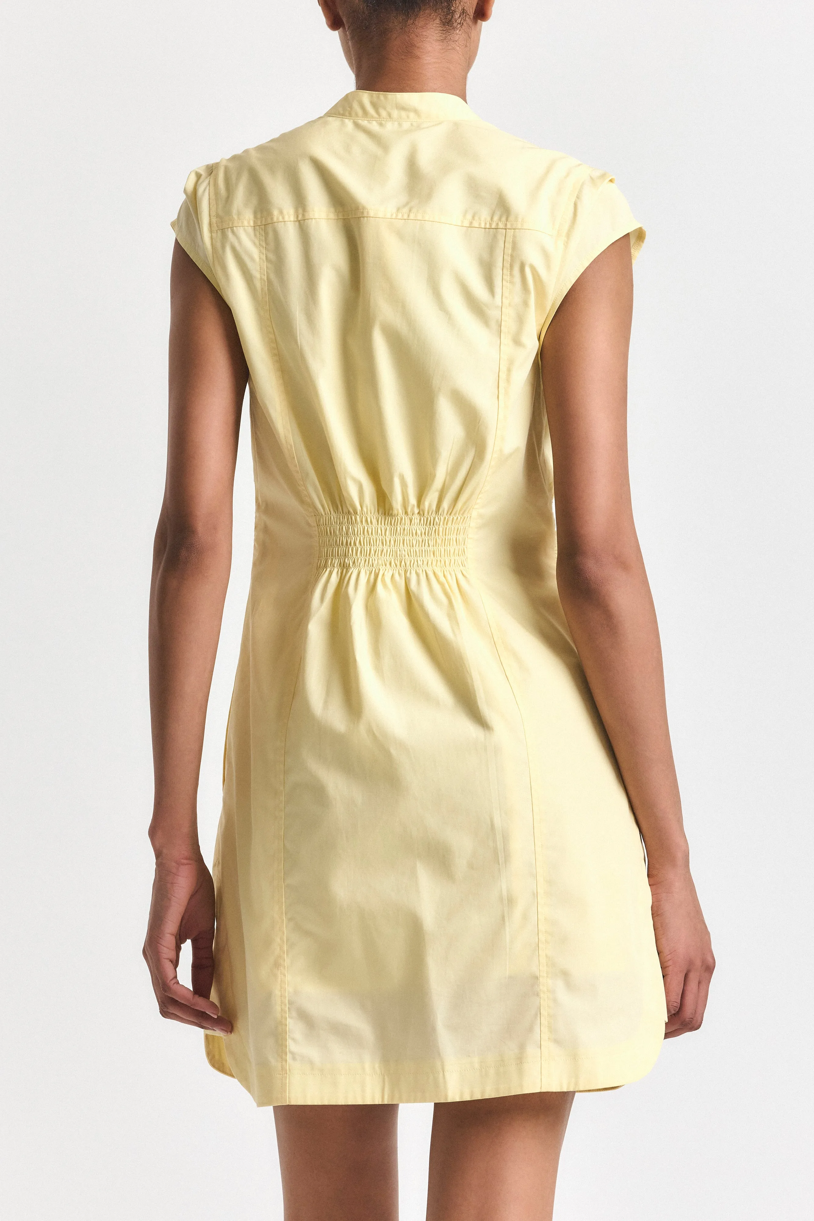 Elyse Cotton Poplin Button Front Dress - Buttercup sold by Derek Lam product image thumbnail 4