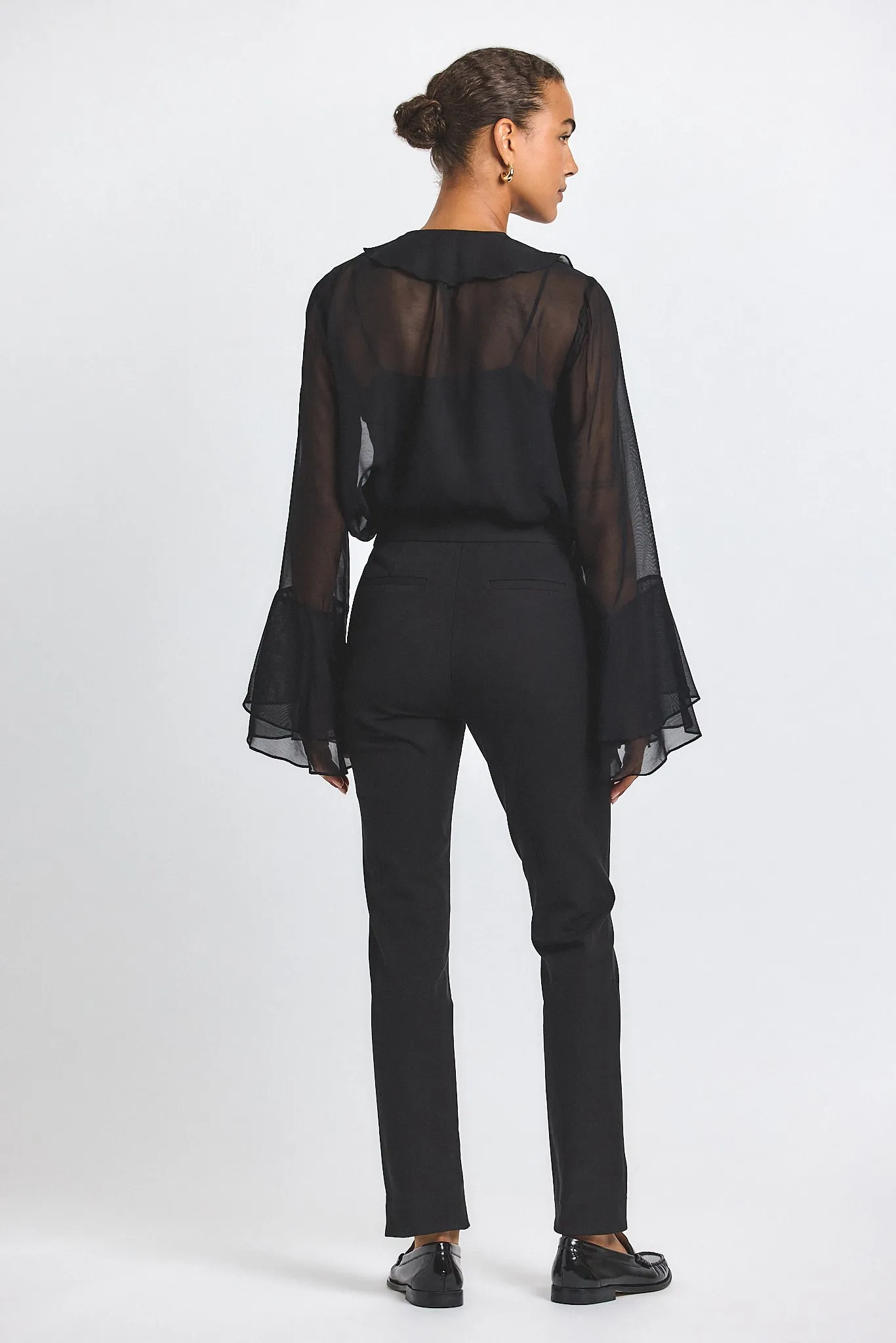 Crosby Slim Trouser - Black sold by Derek Lam product image thumbnail 4