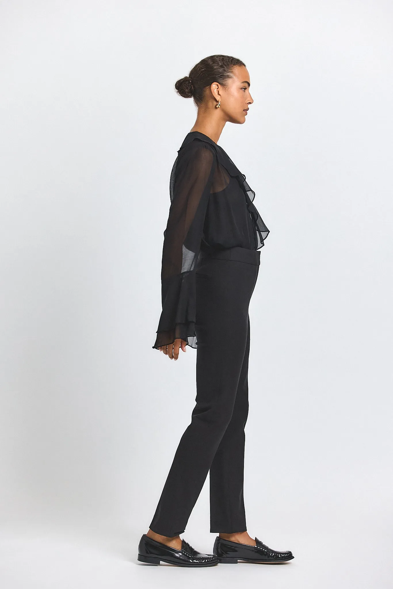 Crosby Slim Trouser - Black sold by Derek Lam product image thumbnail 5