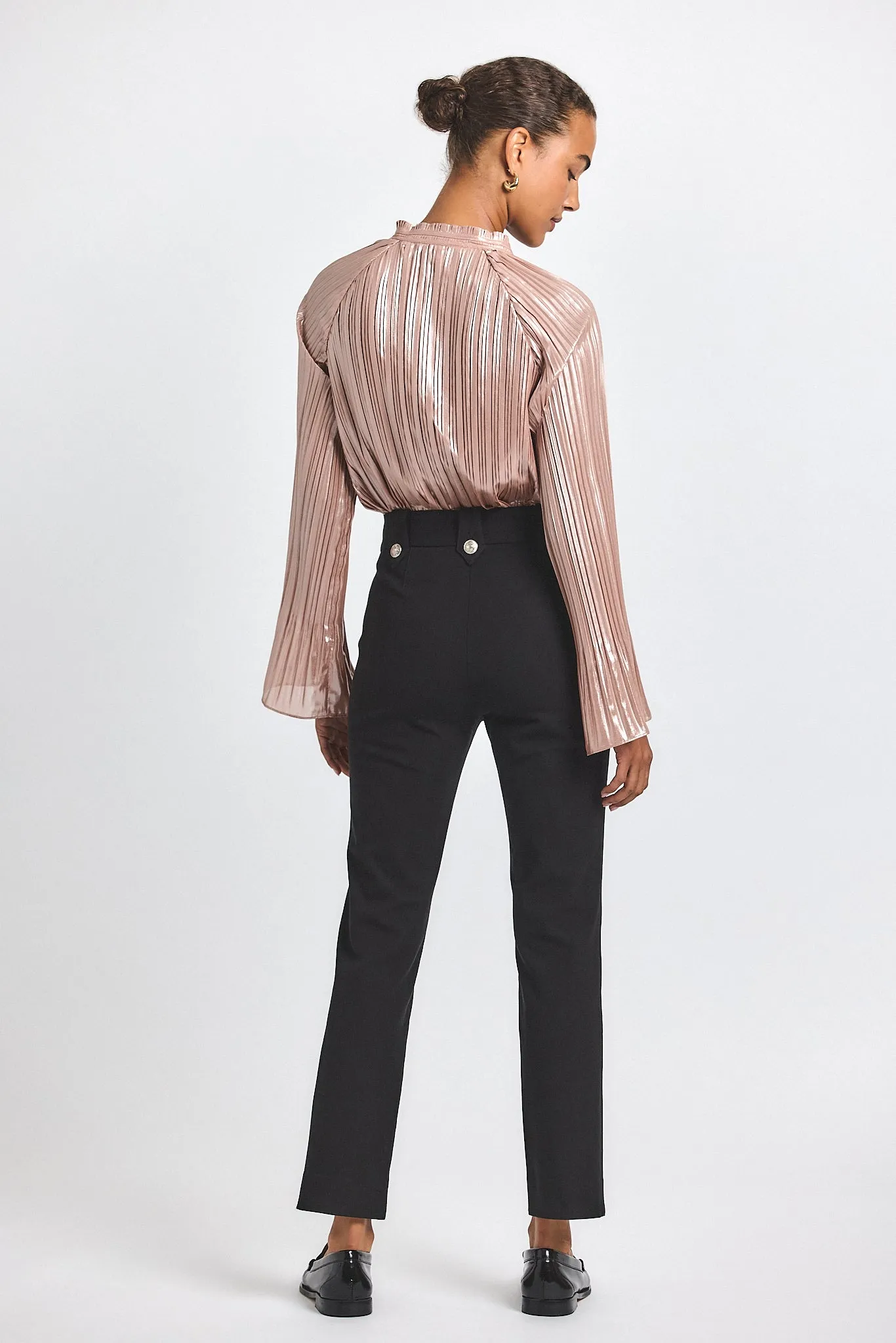 Robertson Slim Trouser - Black sold by Derek Lam product image thumbnail 4