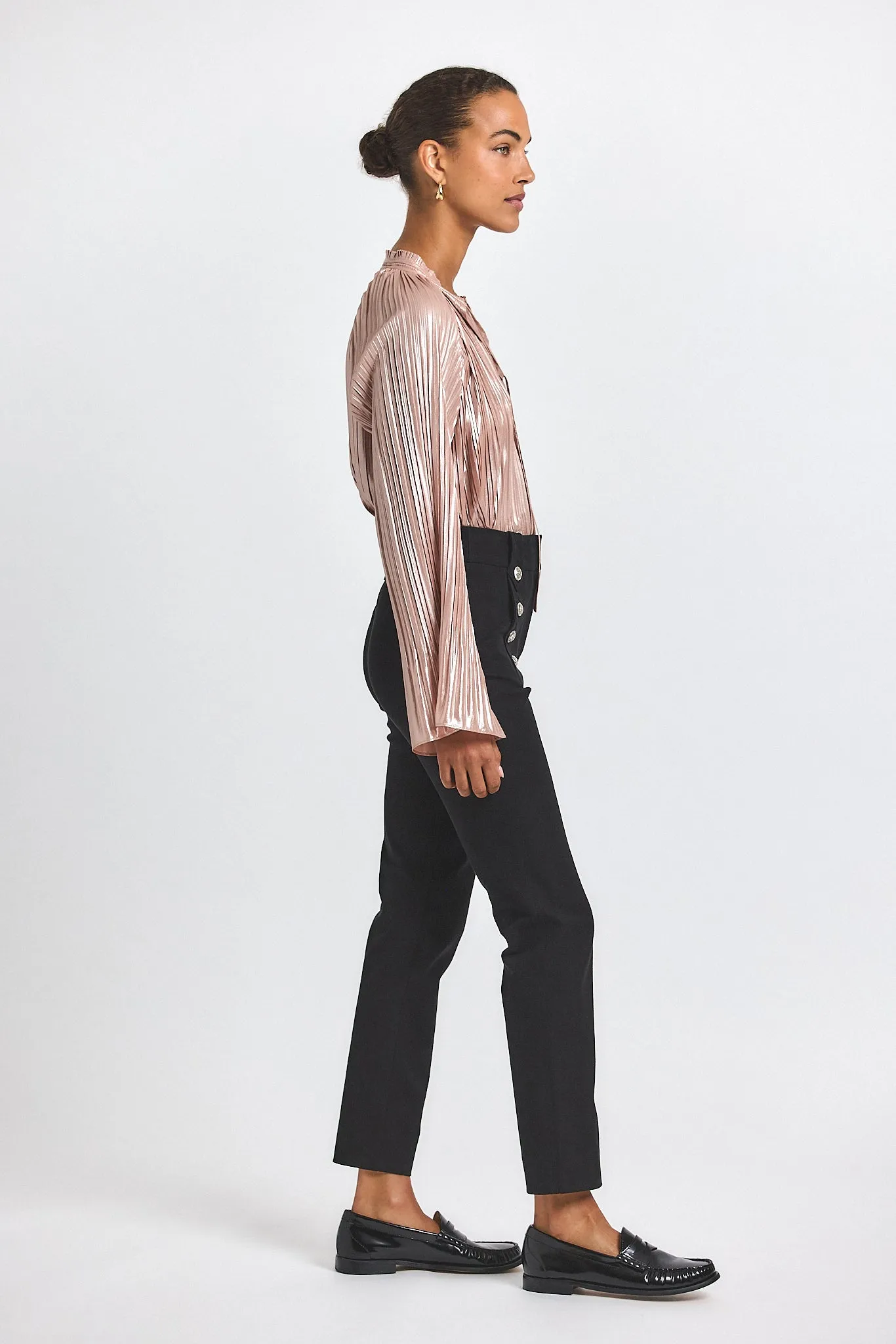 Robertson Slim Trouser - Black sold by Derek Lam product image thumbnail 3