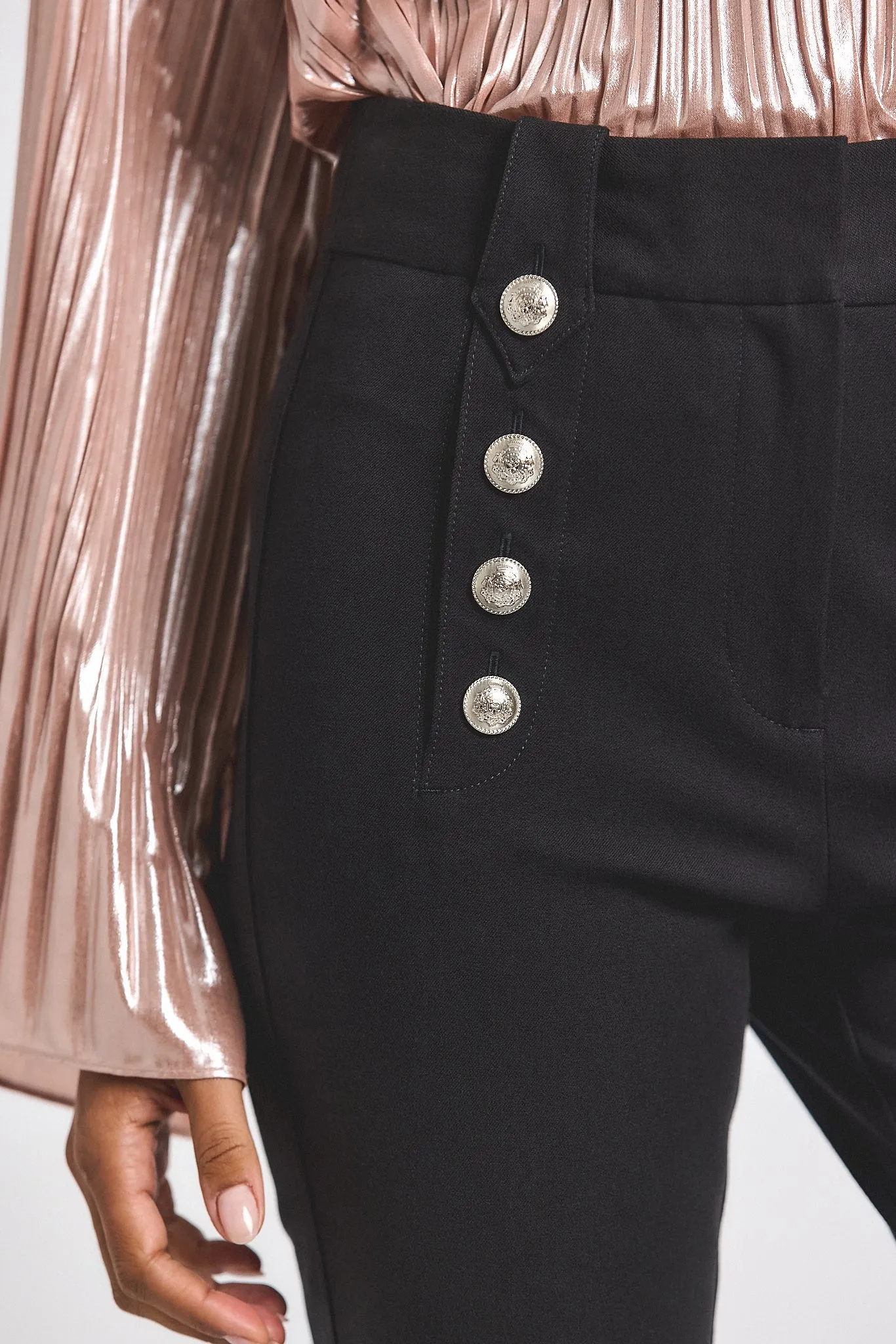 Robertson Slim Trouser - Black sold by Derek Lam product image thumbnail 2