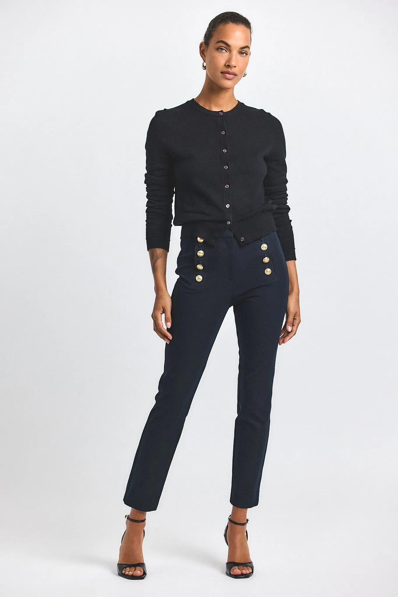 Robertson Slim Trouser - Midnight sold by Derek Lam