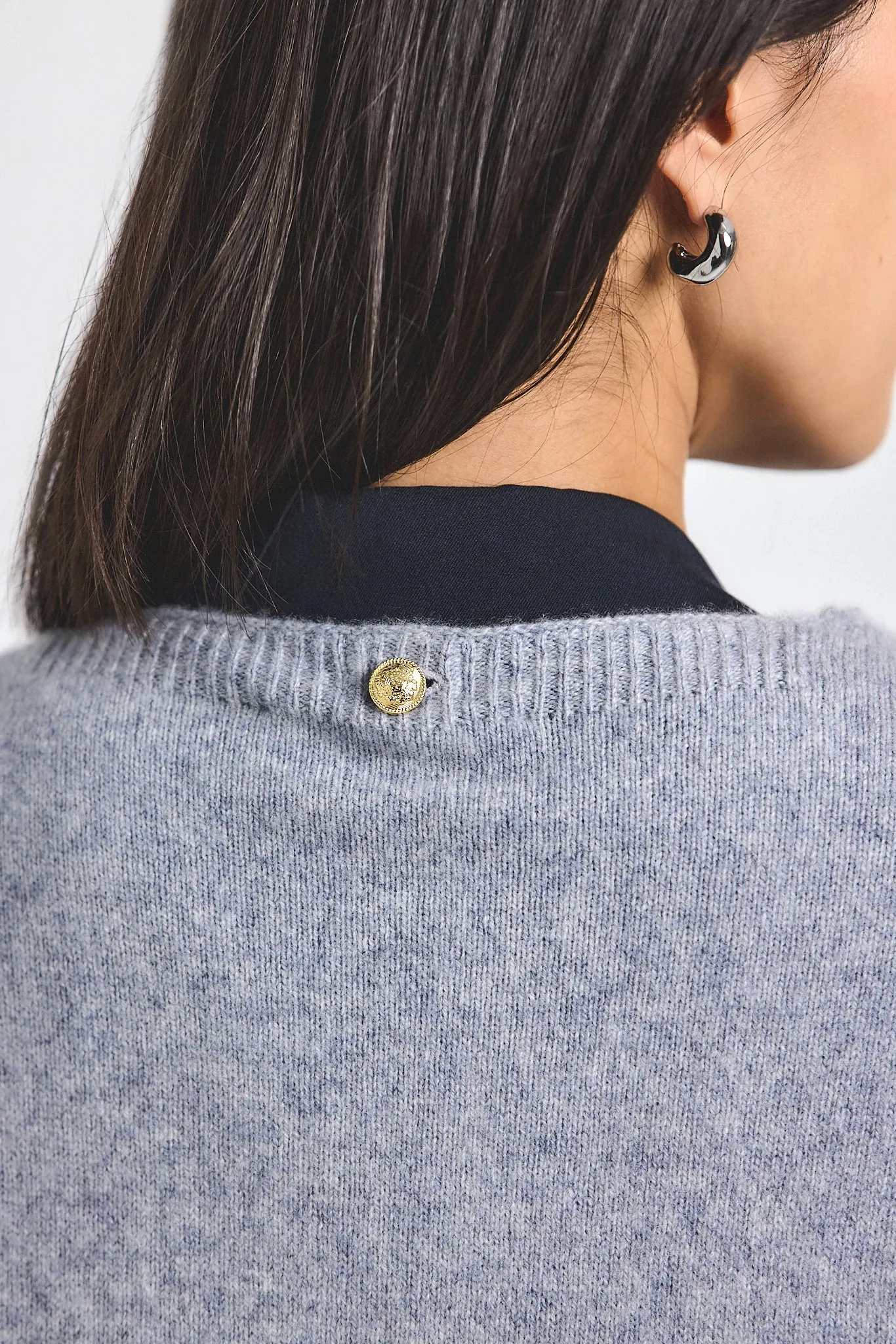 Walter Double Breasted Jacket with Shrug - Midnight-Vapour sold by Derek Lam product image thumbnail 2