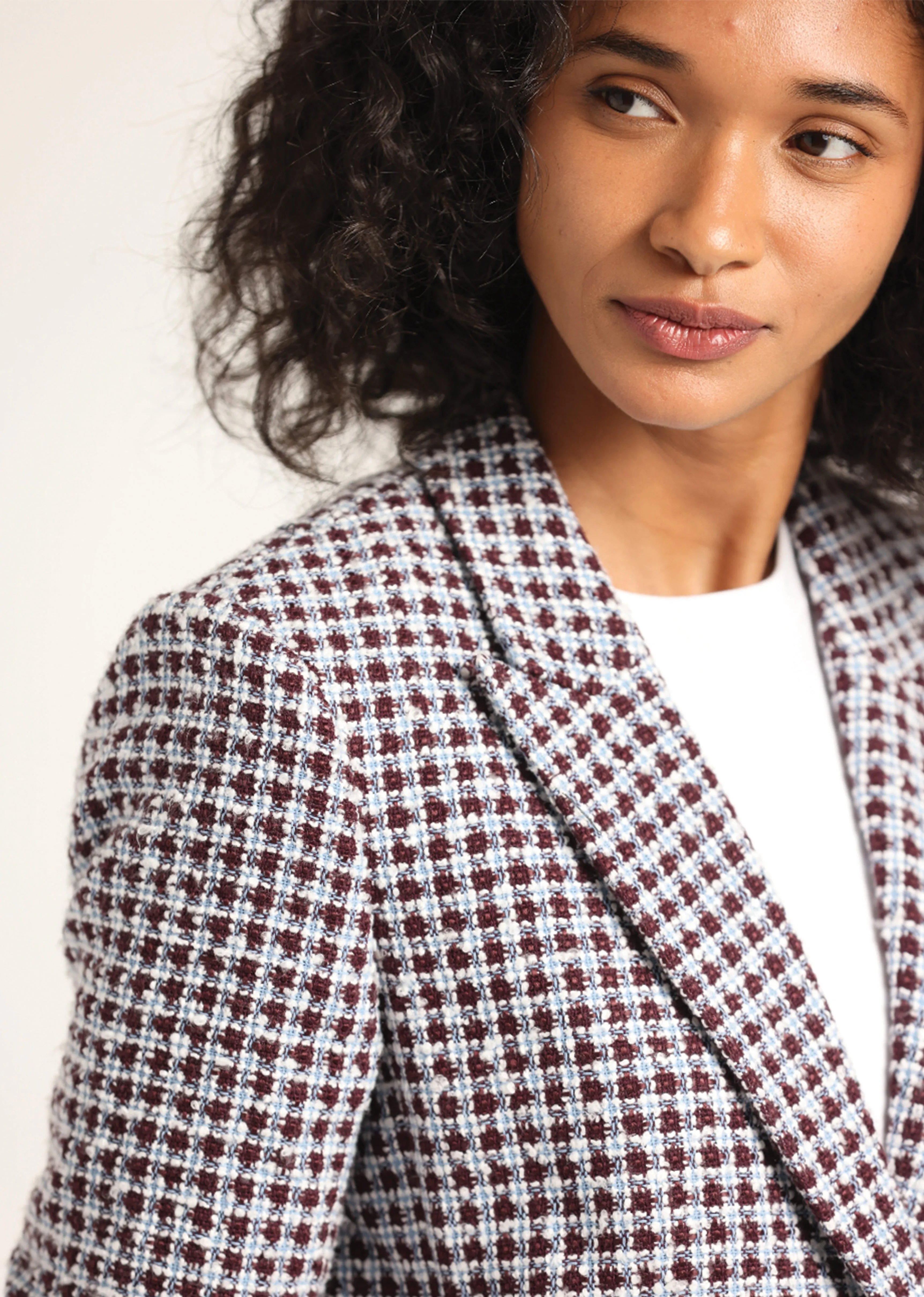 Ralph Jacket - Dark Mocha Multi Tweed sold by Derek Lam product image thumbnail 2