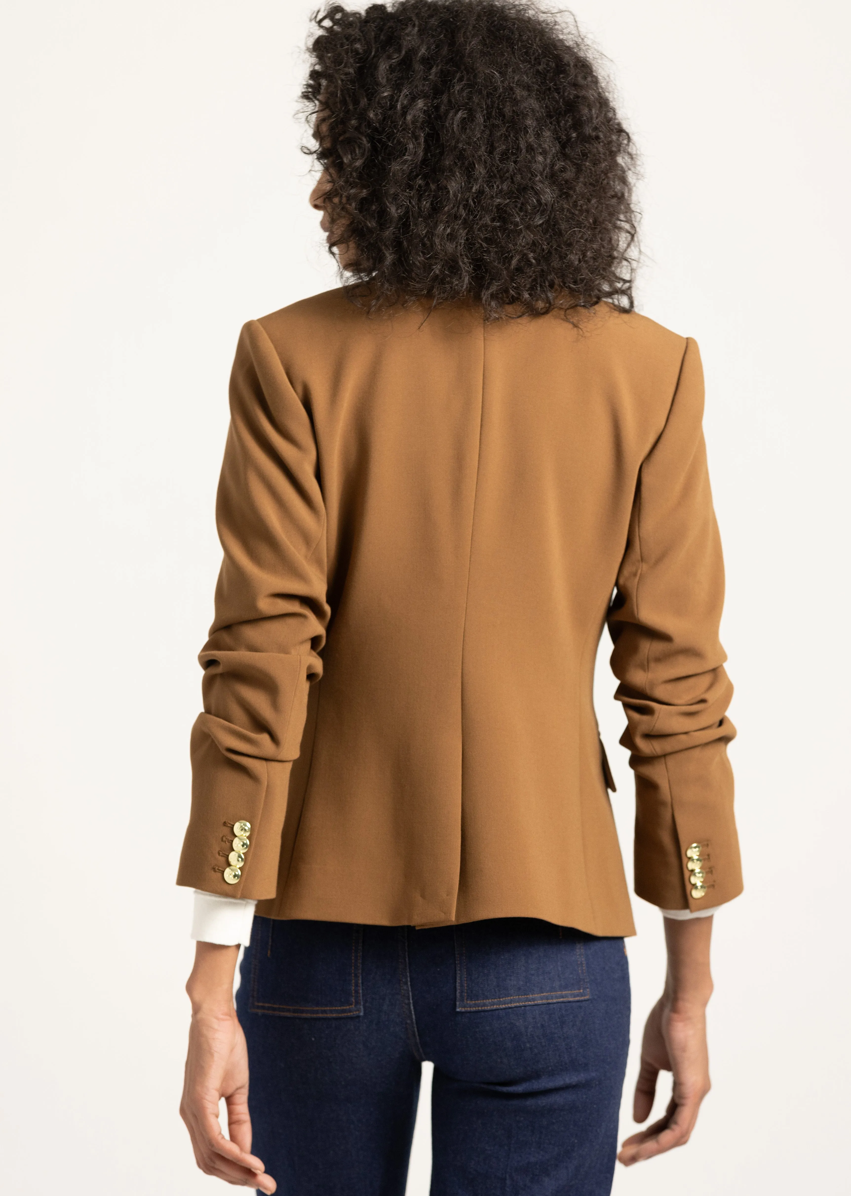 Ralph Jacket - Dark Mocha sold by Derek Lam product image thumbnail 4