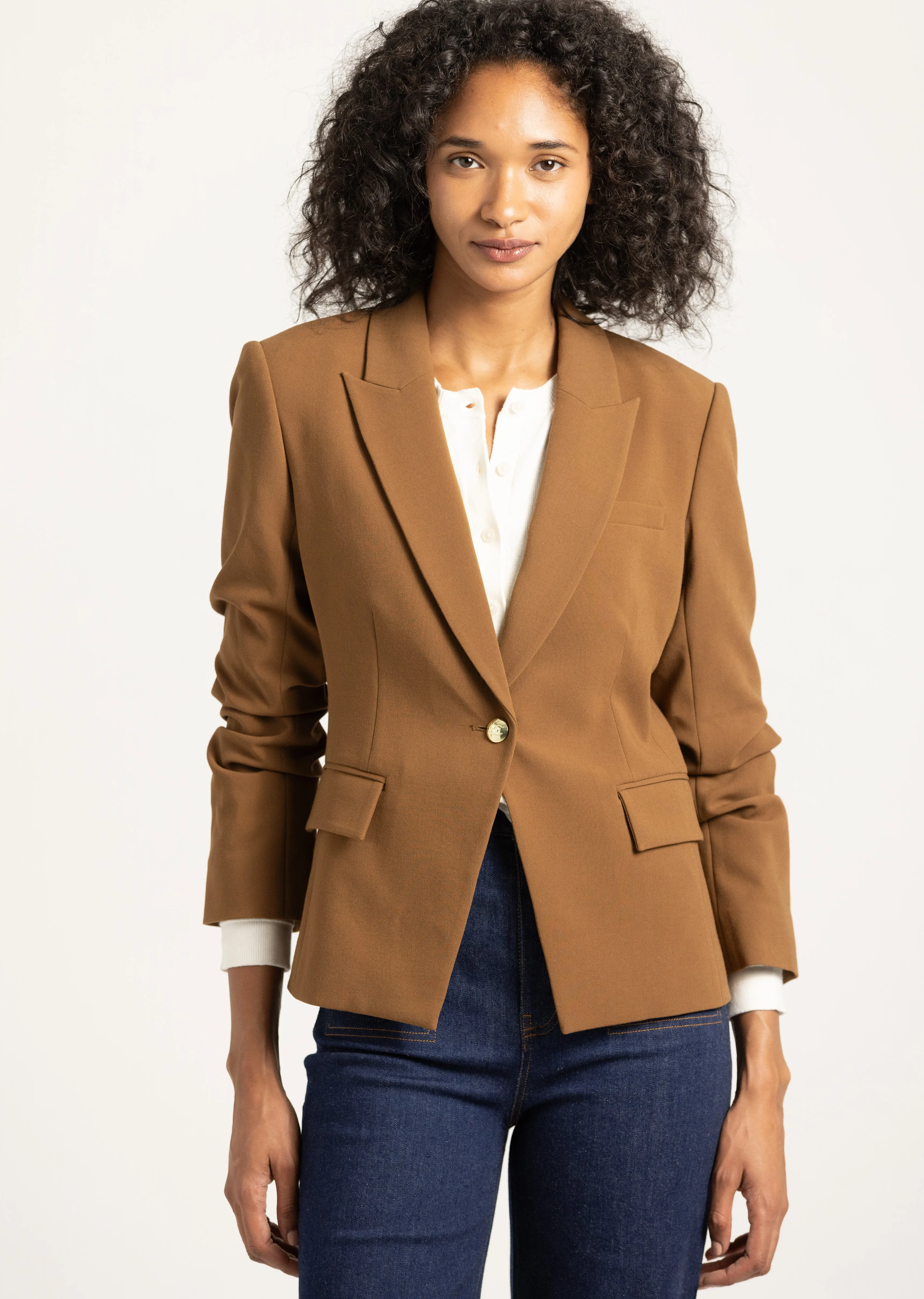 Ralph Jacket - Dark Mocha sold by Derek Lam