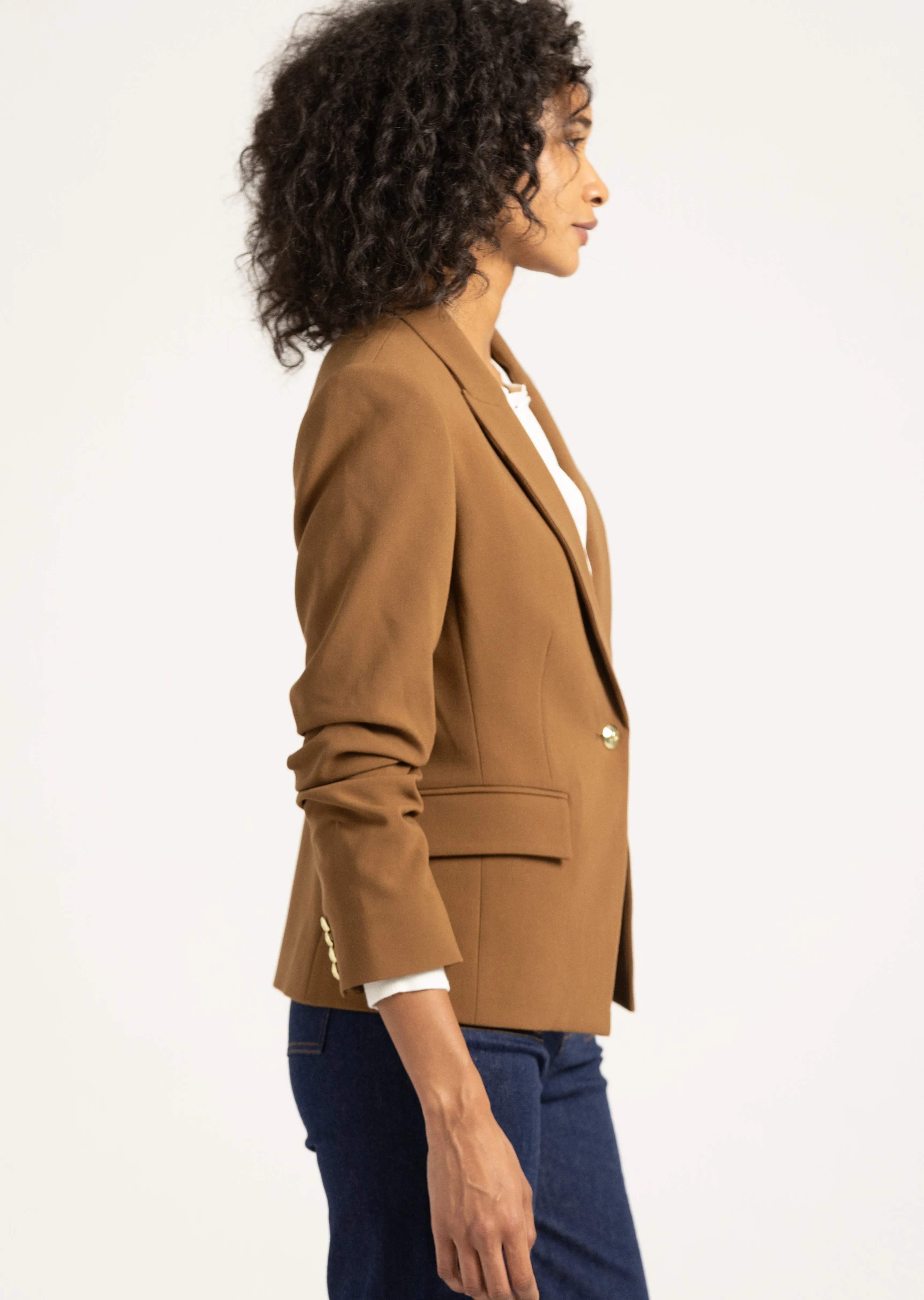 Ralph Jacket - Dark Mocha sold by Derek Lam product image thumbnail 3