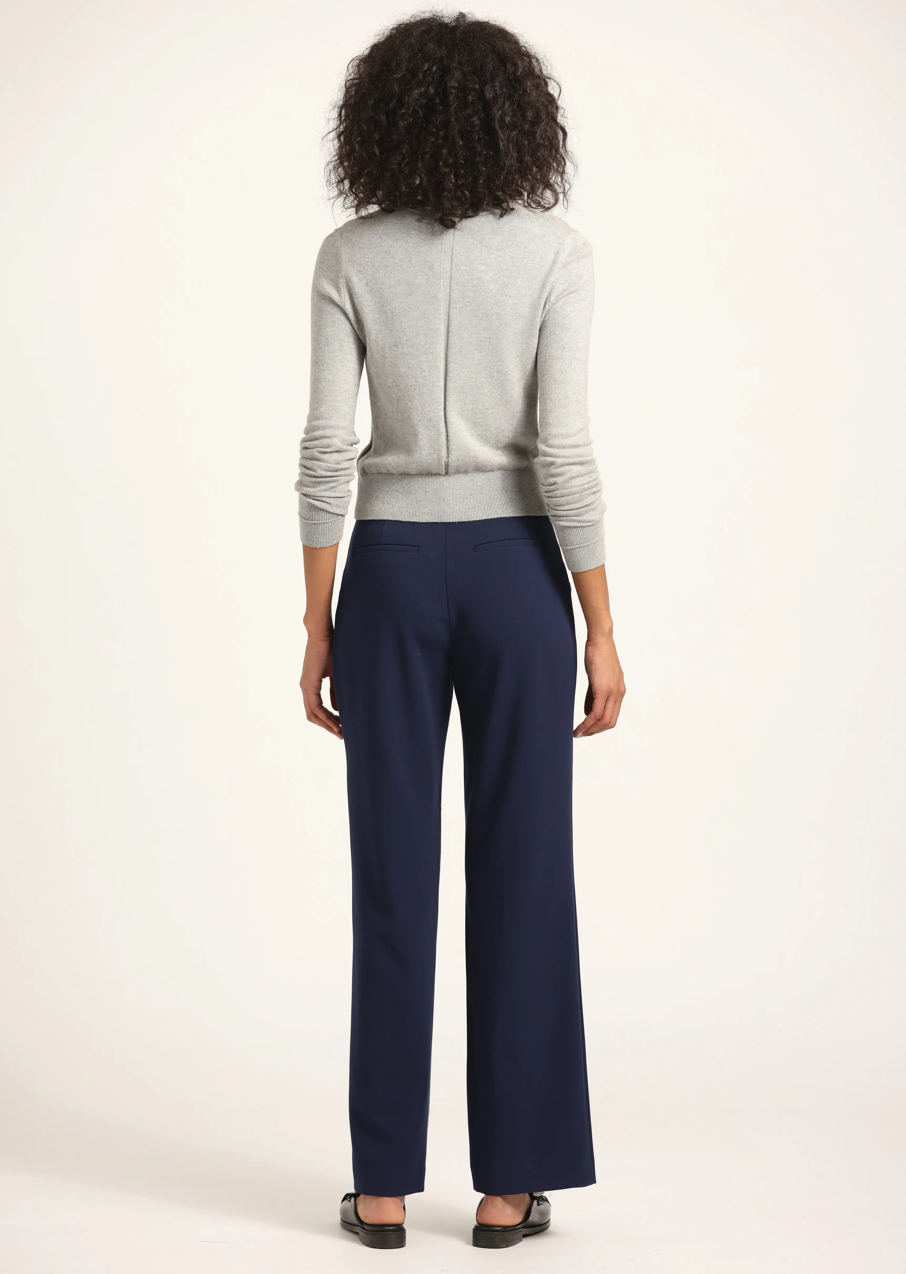 Nell Wide Leg Pants - Navy sold by Derek Lam product image thumbnail 4