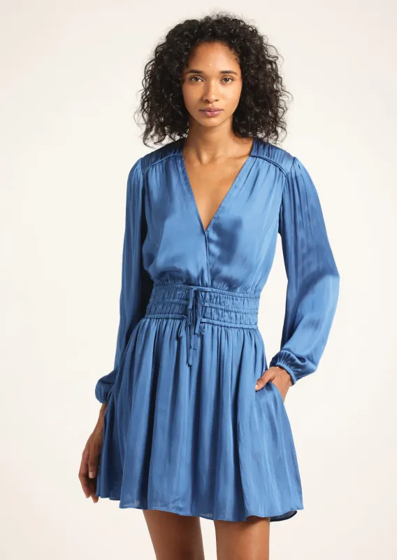 Calanthe Long Sleeve Dress - Wintery Sky sold by Derek Lam