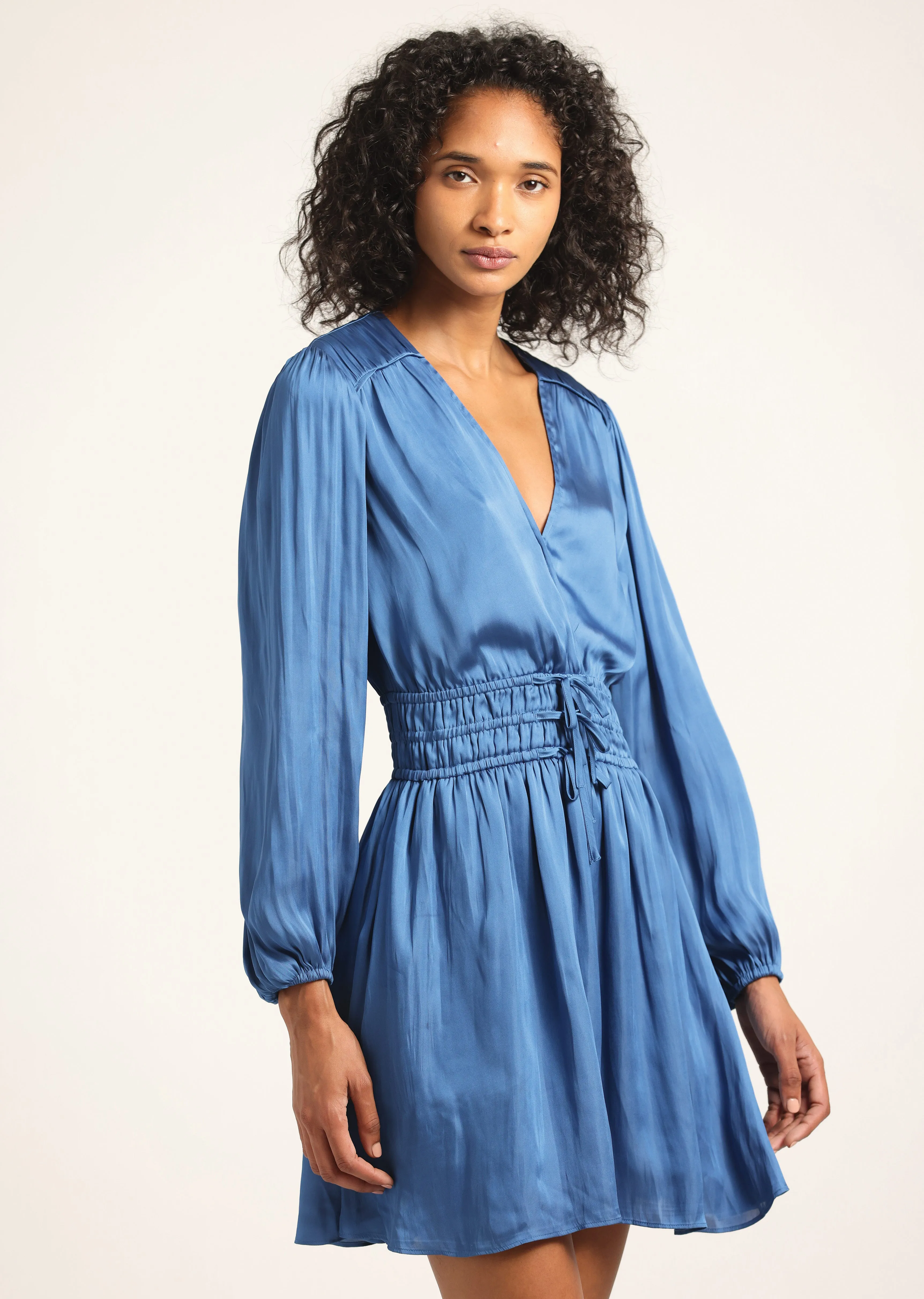 Calanthe Long Sleeve Dress - Wintery Sky sold by Derek Lam product image thumbnail 5