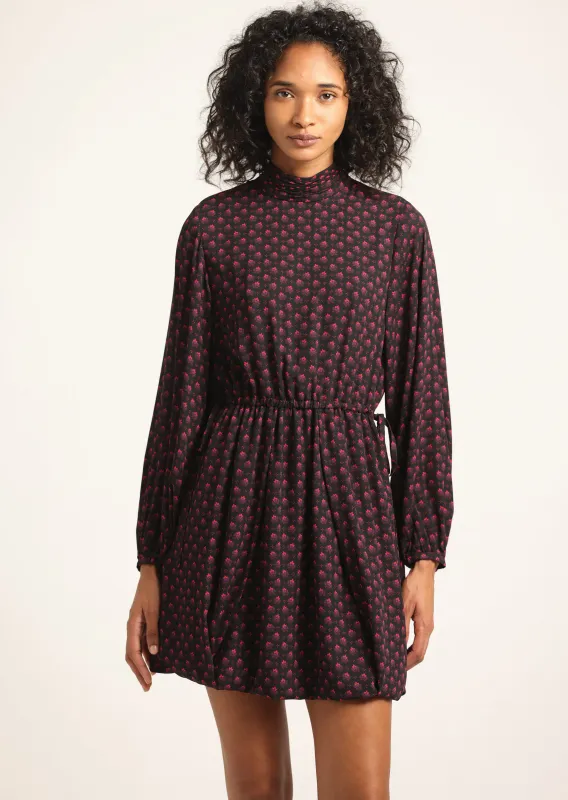 Alex Bubble Hem Dress - Geo Star Black Multi sold by Derek Lam