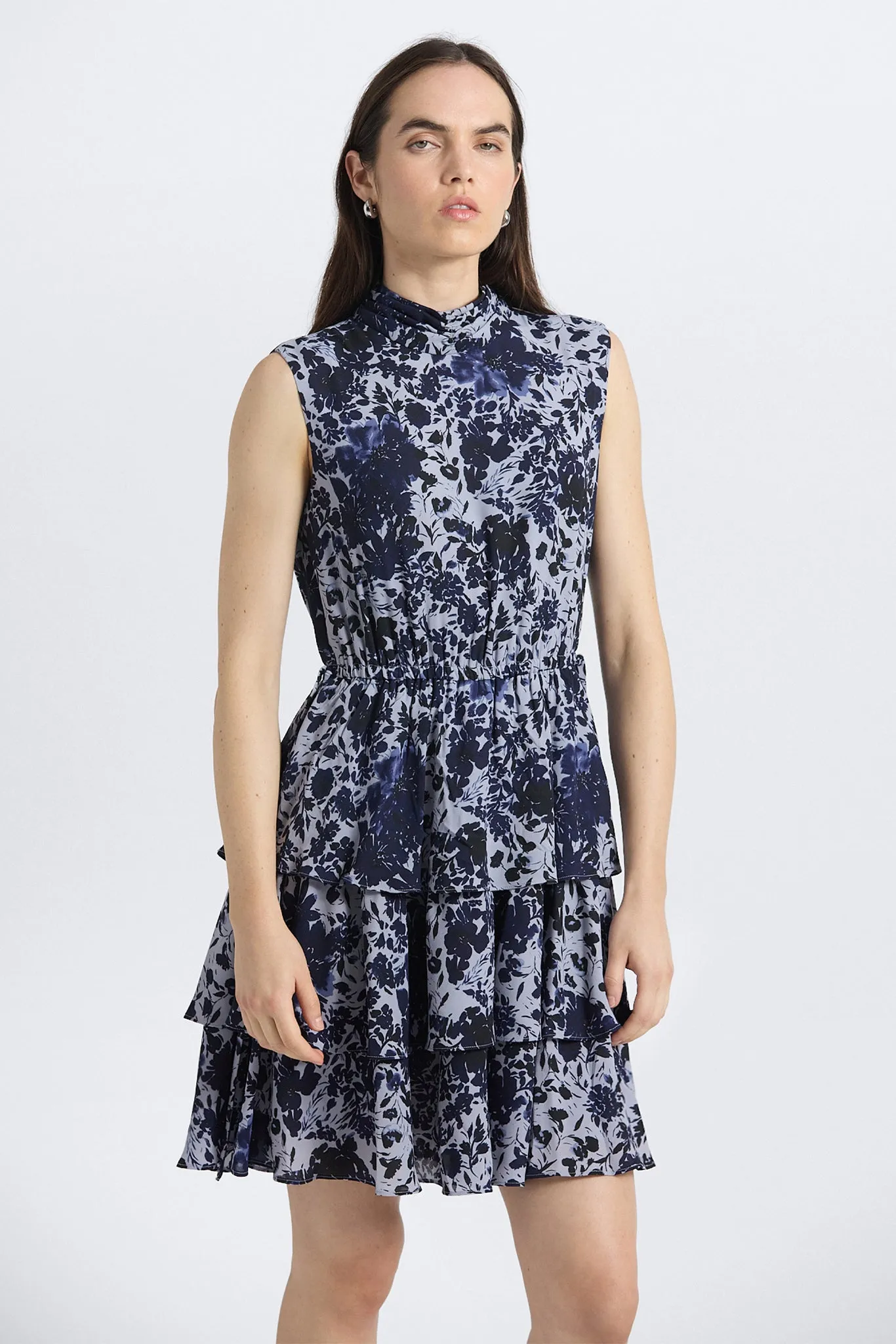 Ida Dress - Denim Blue Multi sold by Derek Lam