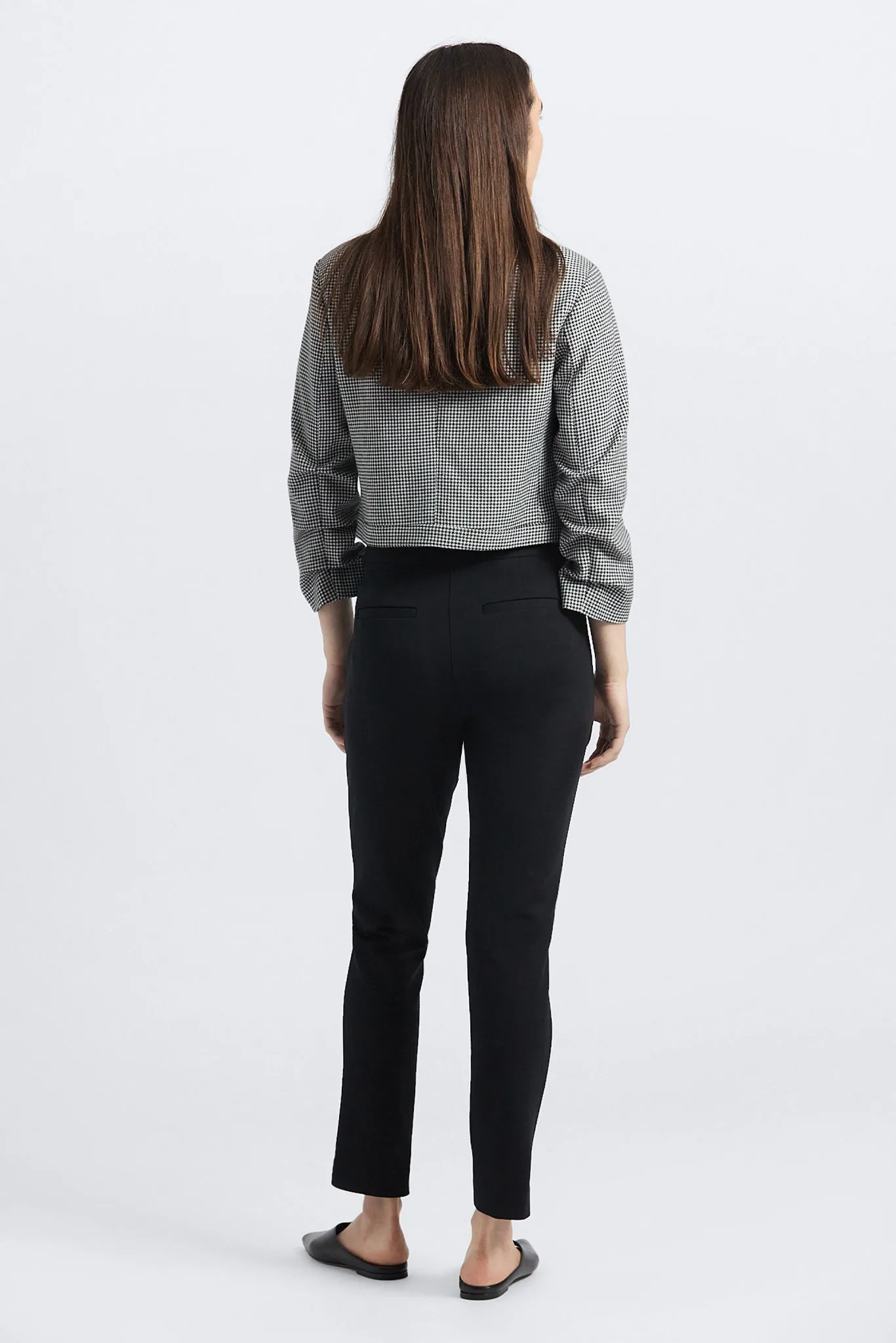 Arlette Pintuck Pant - black sold by Derek Lam product image thumbnail 4