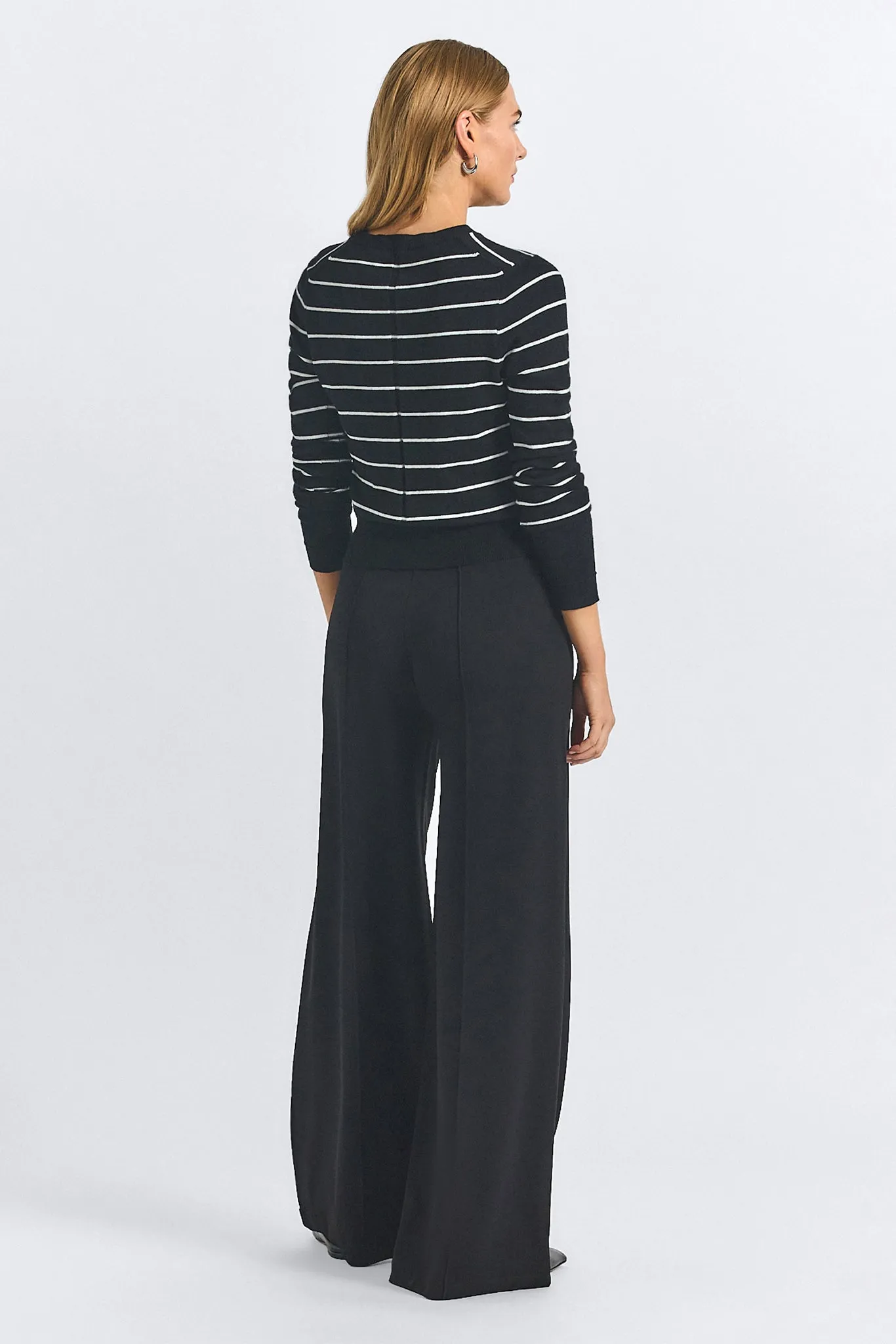 Tempest Wide Leg Knit Trouser - Black sold by Derek Lam product image thumbnail 4