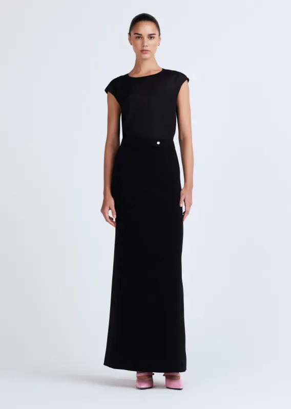 Raye Maxi Skirt - Black sold by Derek Lam