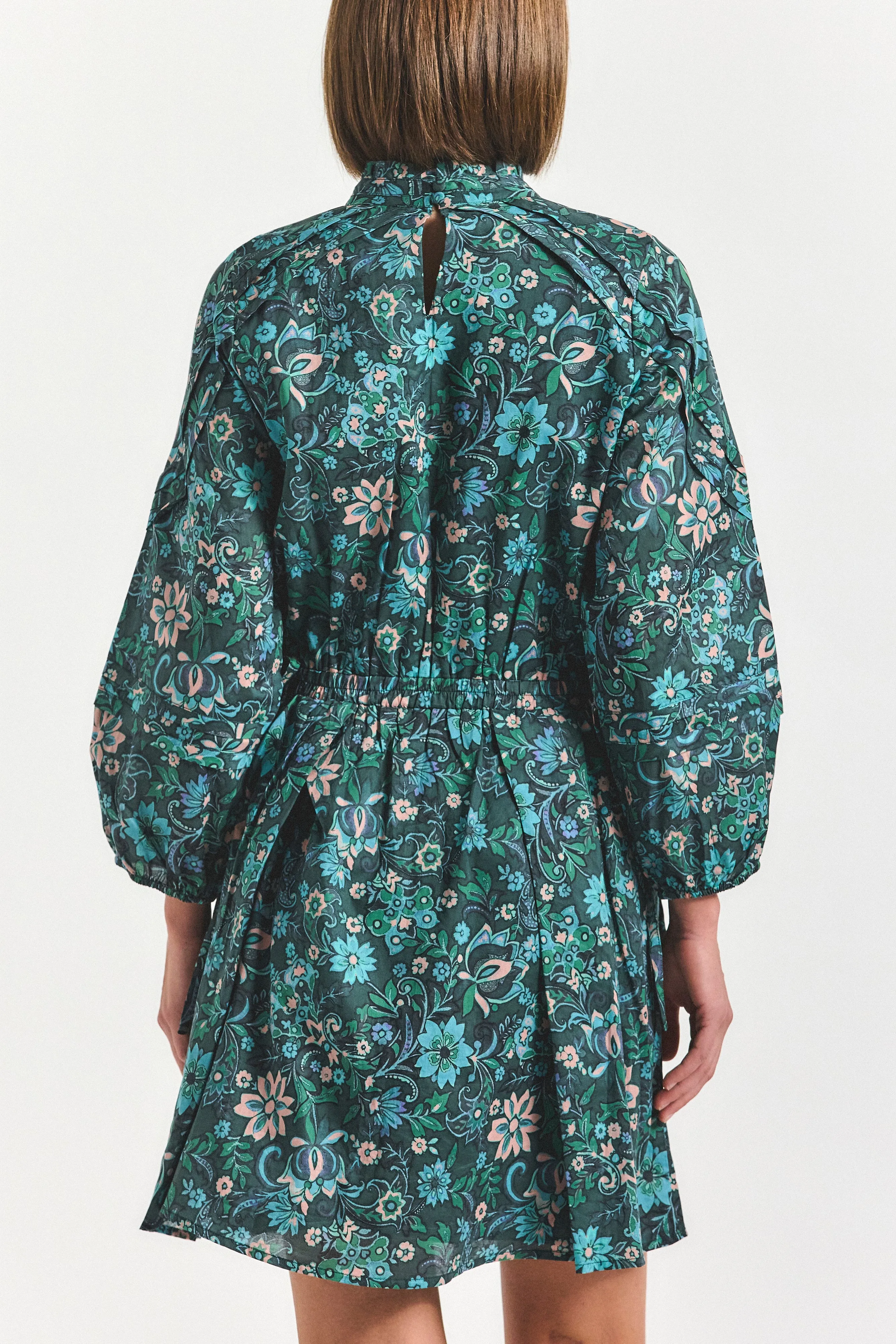 Marisol Dress - Teal Multi sold by Derek Lam product image thumbnail 4