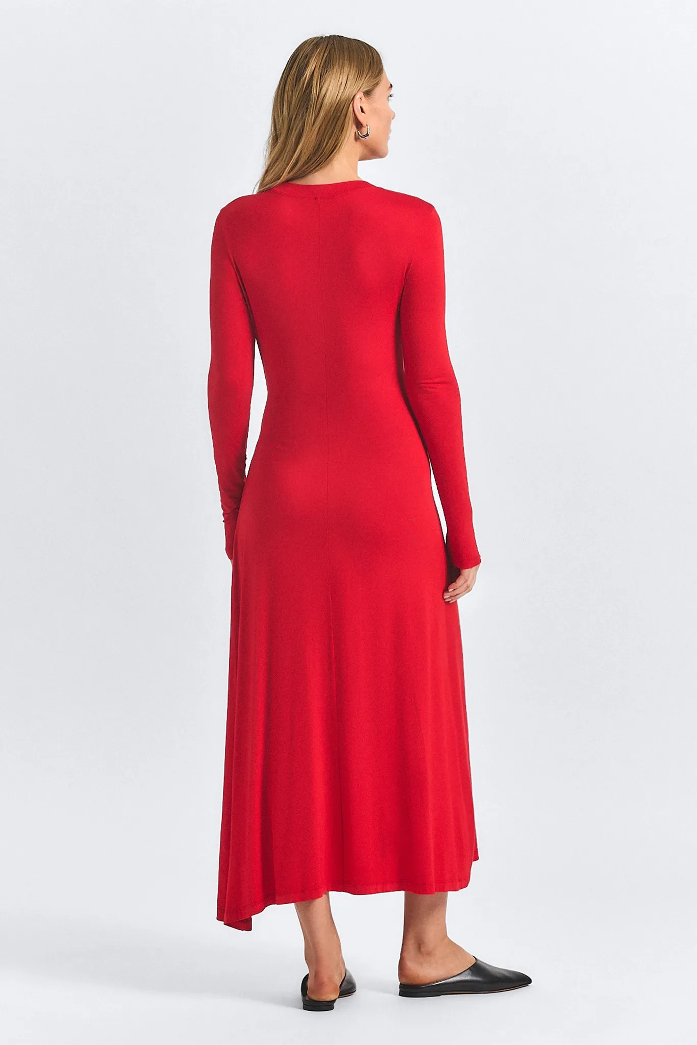 Avise Draped Dress - Poppy Red sold by Derek Lam product image thumbnail 5
