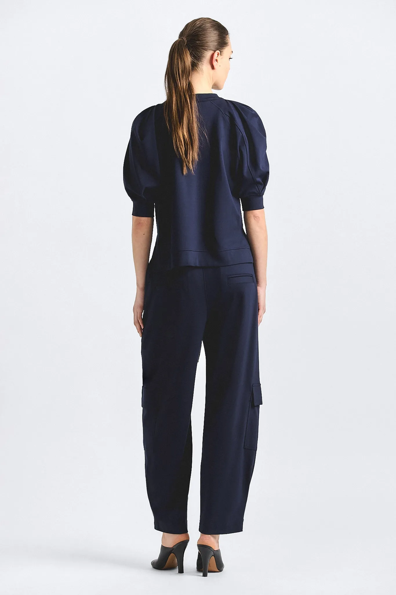 Kamaria Pull On Cargo Pant - Dark Navy sold by Derek Lam product image thumbnail 4