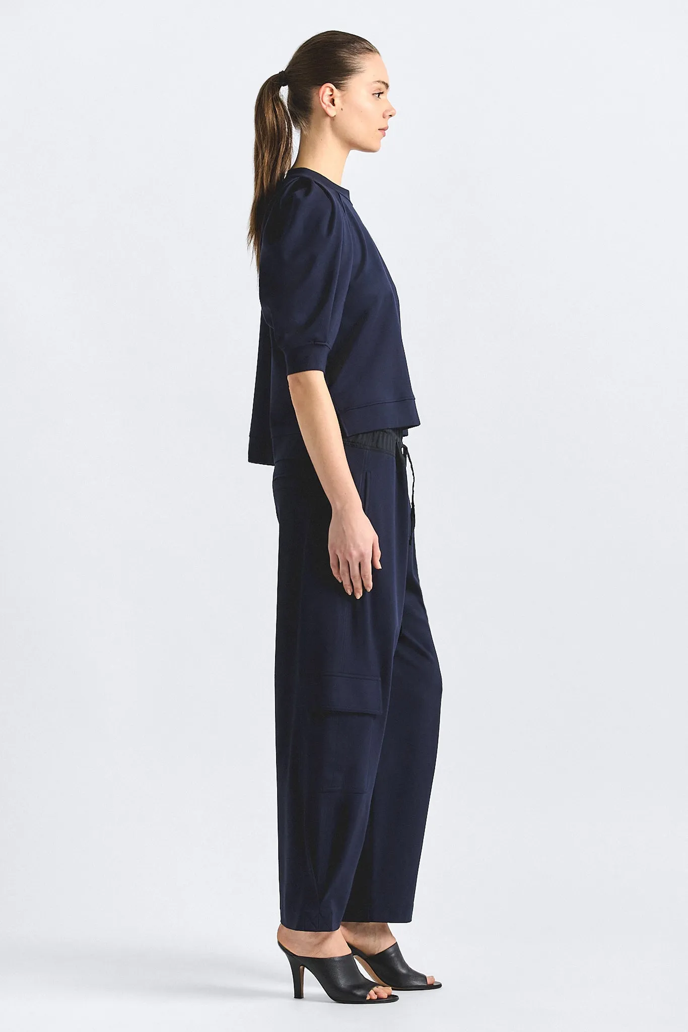Kamaria Pull On Cargo Pant - Dark Navy sold by Derek Lam product image thumbnail 3