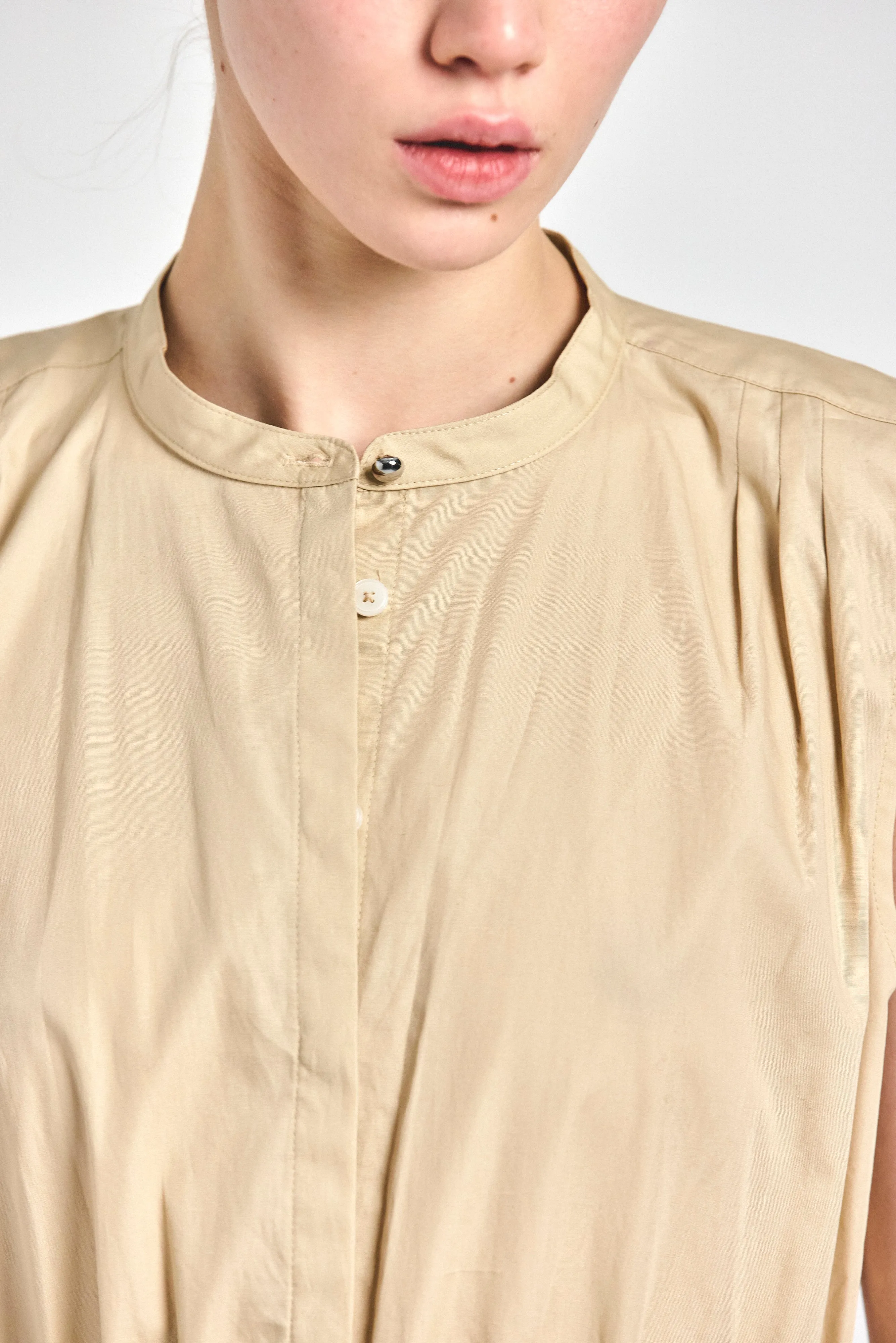 Maragaret Sleeveless Midi Dress - Safari sold by Derek Lam product image thumbnail 2