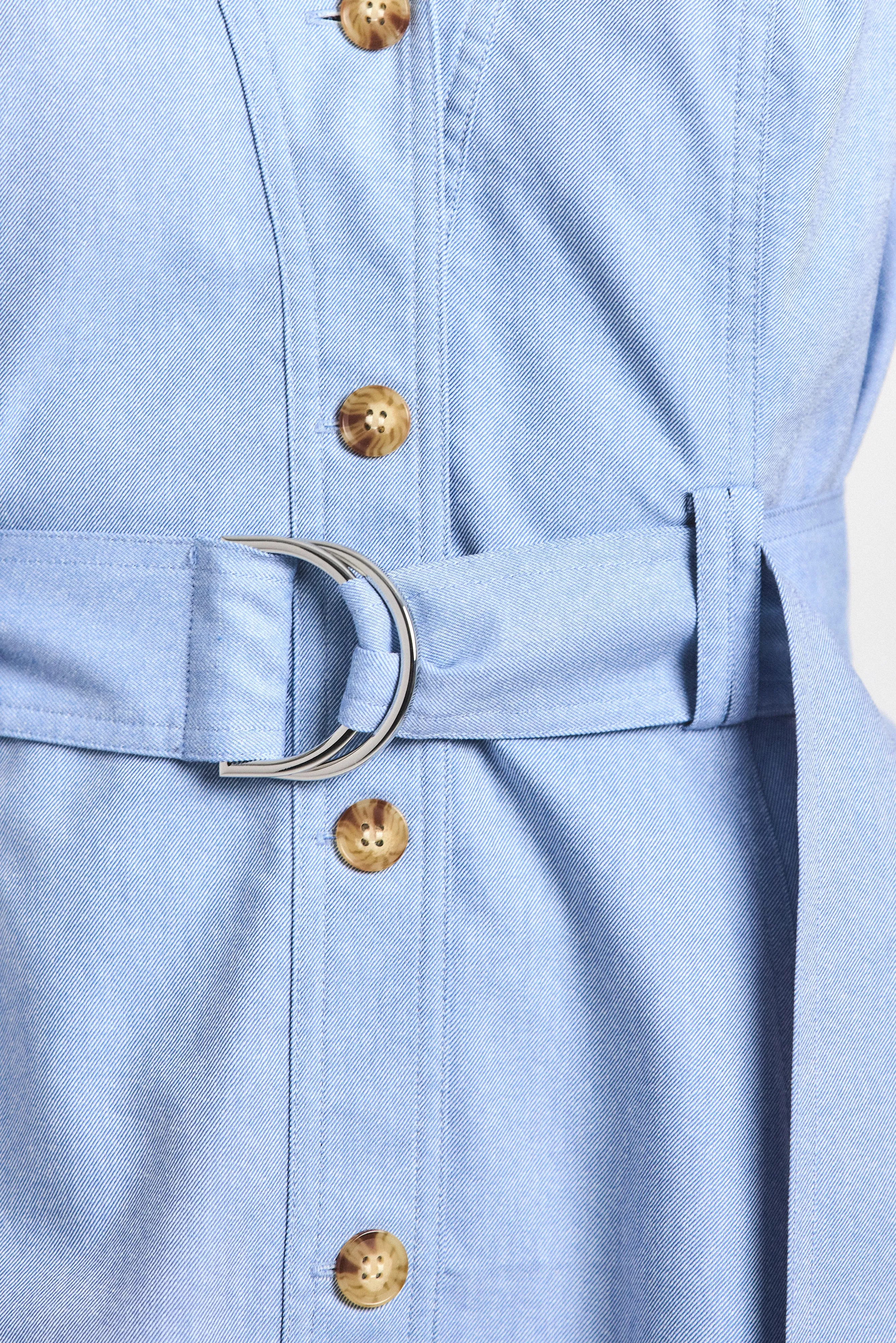 Lya Belted Dress - Cloud Blue sold by Derek Lam product image thumbnail 2