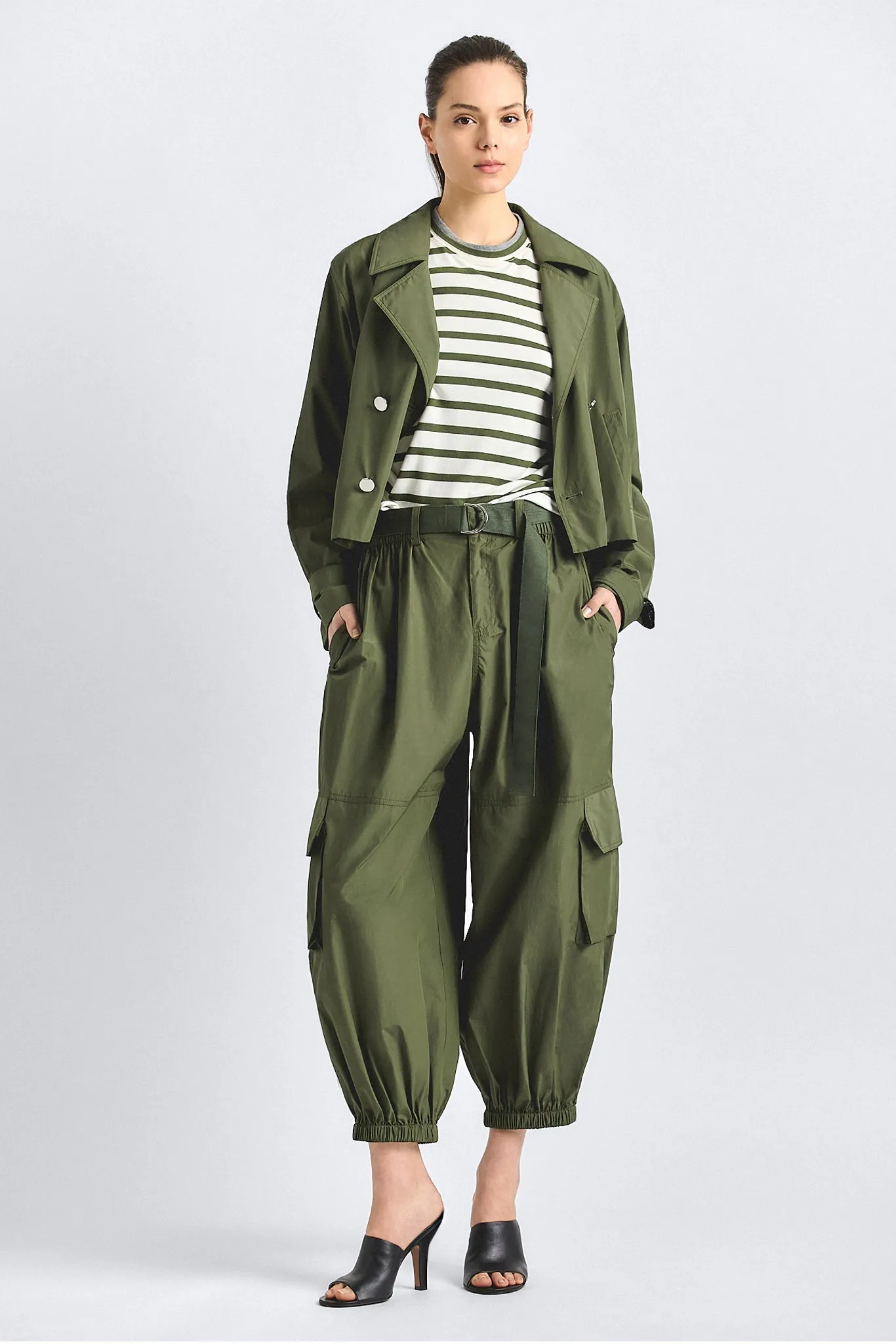 Tamsin Balloon Cargo Pant - Fatigue sold by Derek Lam