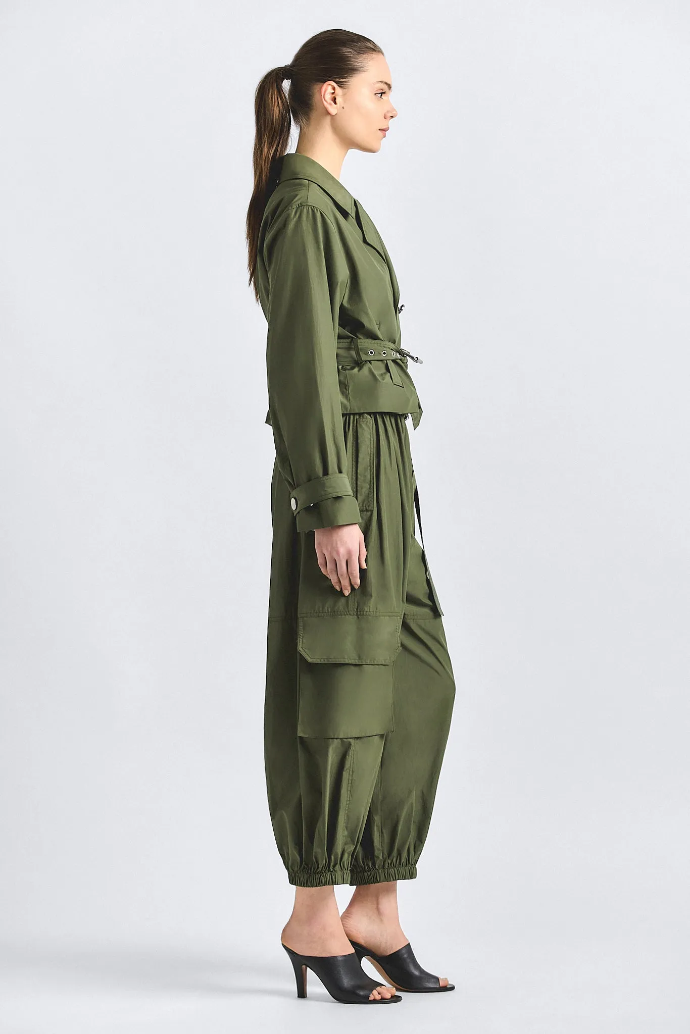 Tamsin Balloon Cargo Pant - Fatigue sold by Derek Lam product image thumbnail 4