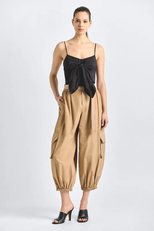 Tamsin Balloon Cargo Pant - Camel sold by Derek Lam