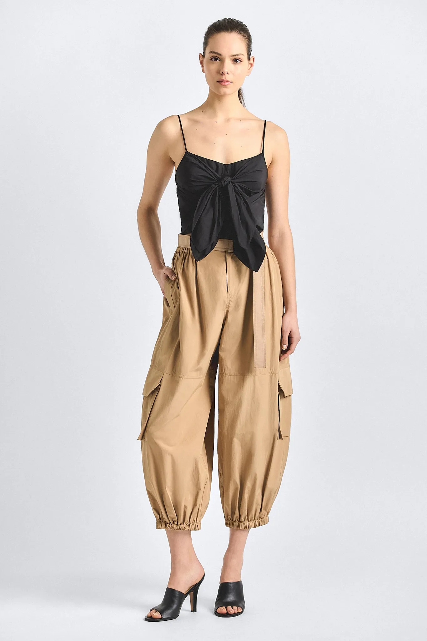 Tamsin Balloon Cargo Pant - Camel sold by Derek Lam