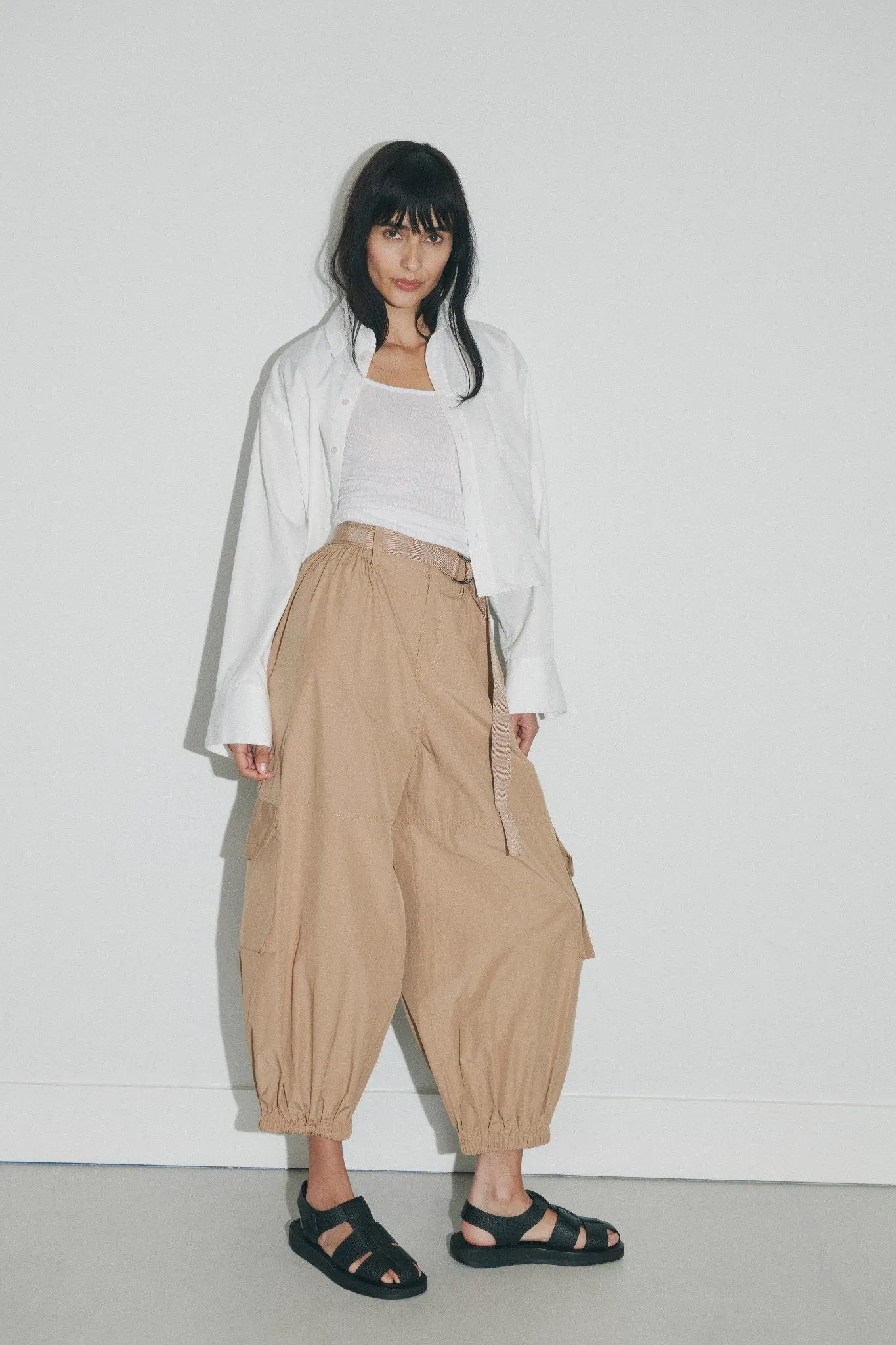 Evelina Long Sleeve Button Front Top - White sold by Derek Lam product image thumbnail 2