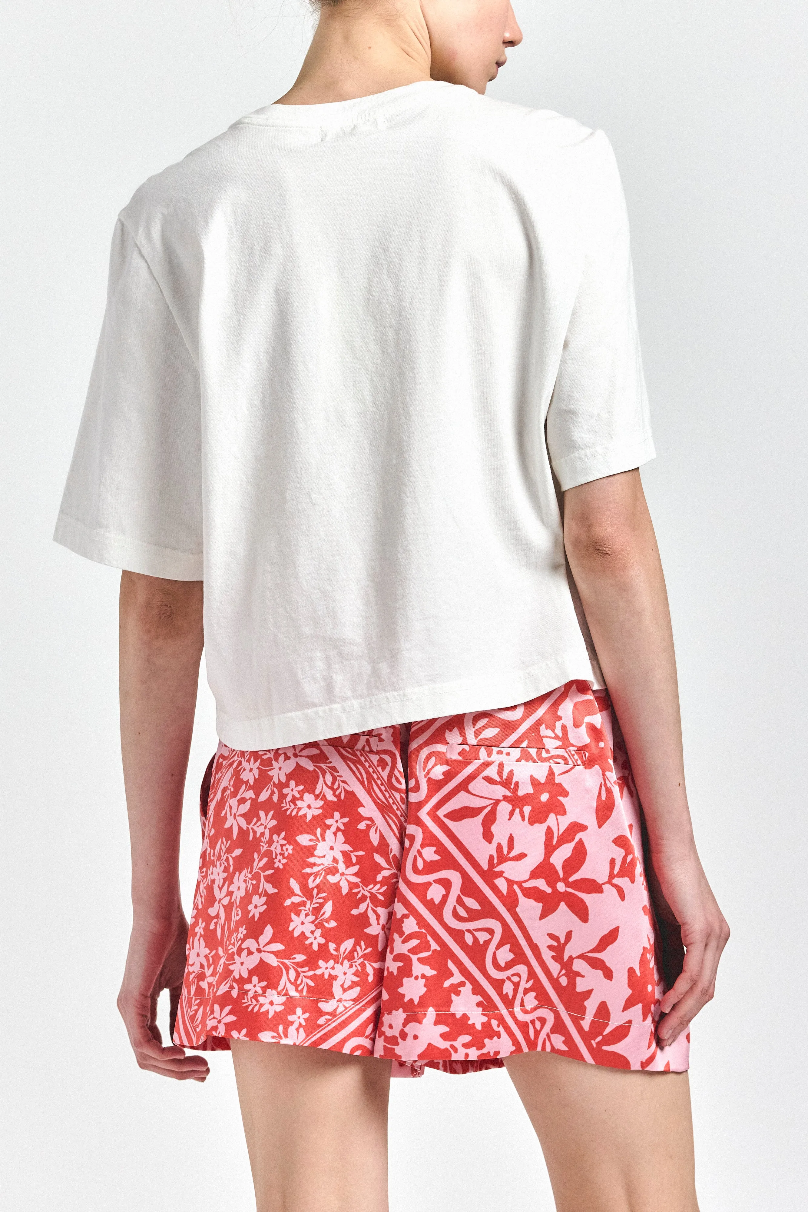Belen Paperbag Shorts - Pink Tile sold by Derek Lam product image thumbnail 3