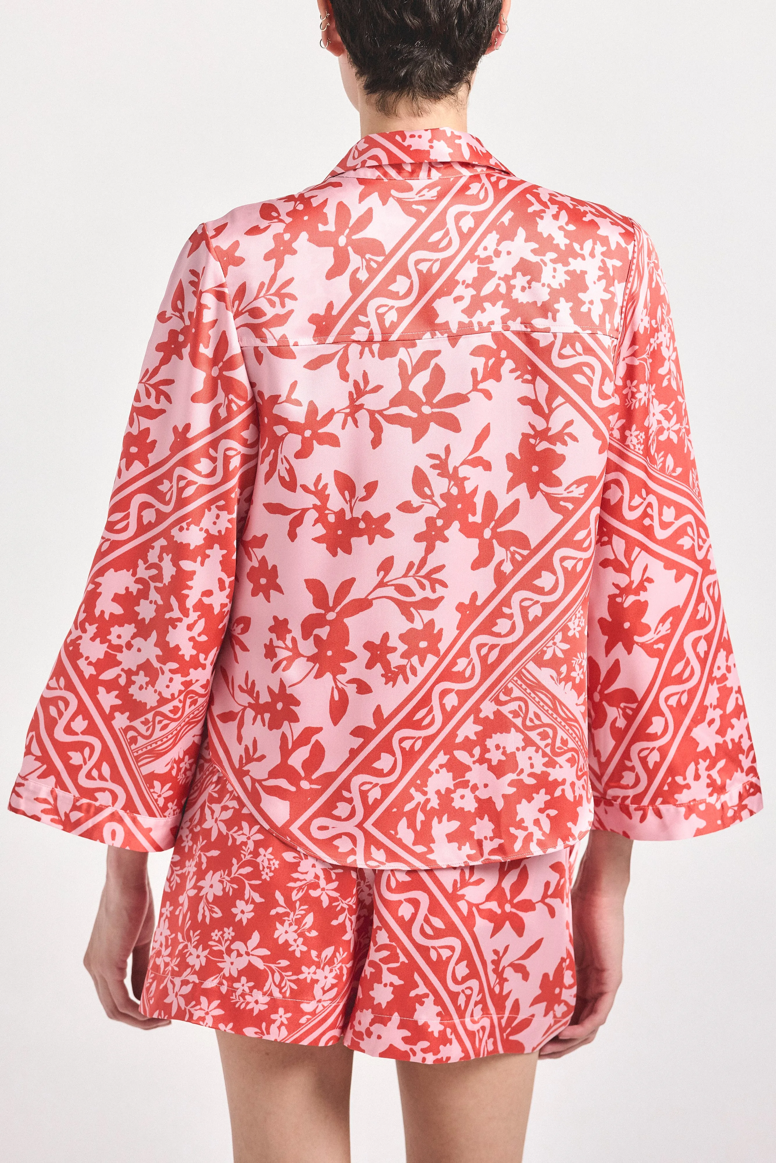 Milad Oversized Shirt - Pink Tile sold by Derek Lam product image thumbnail 4