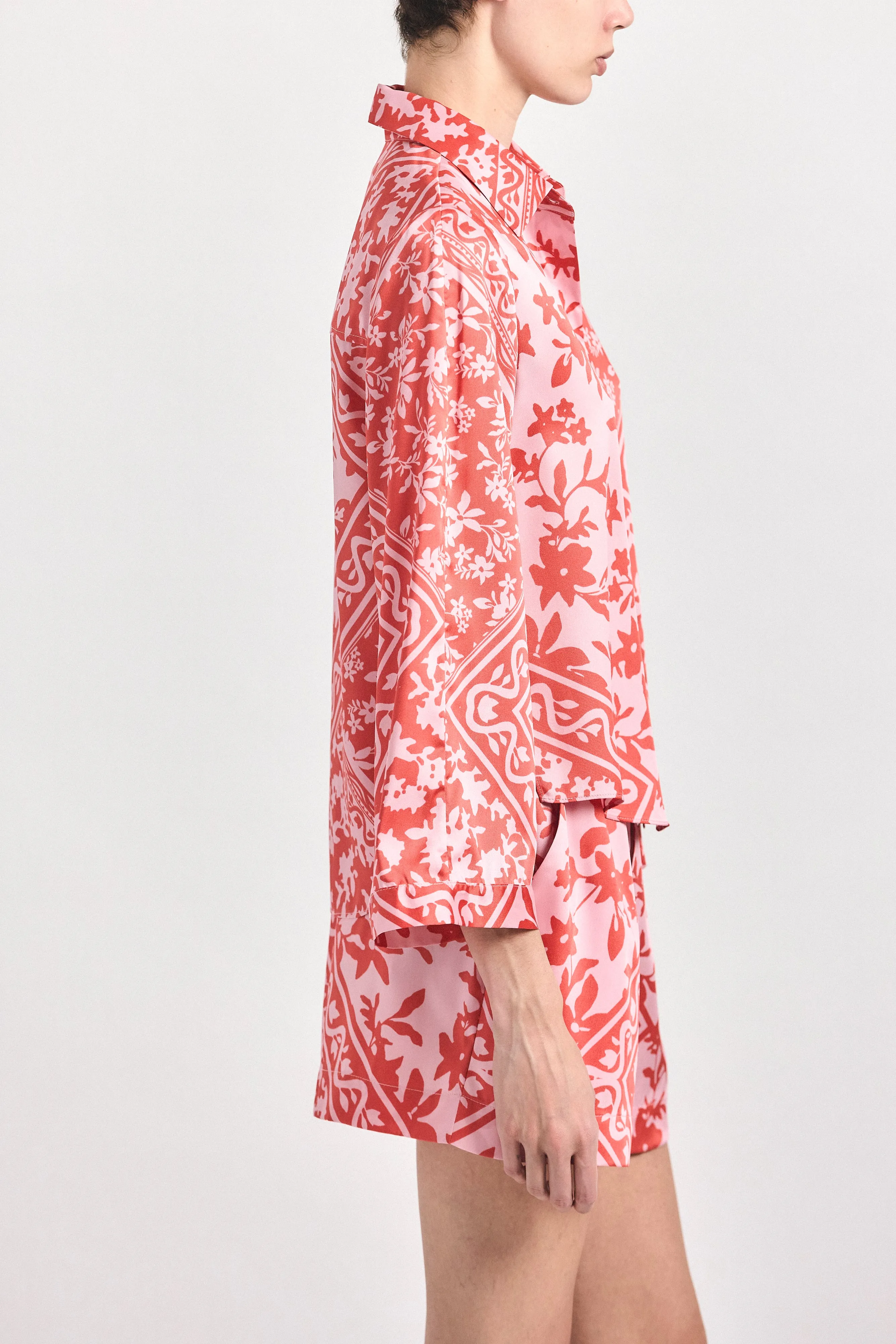 Milad Oversized Shirt - Pink Tile sold by Derek Lam product image thumbnail 3