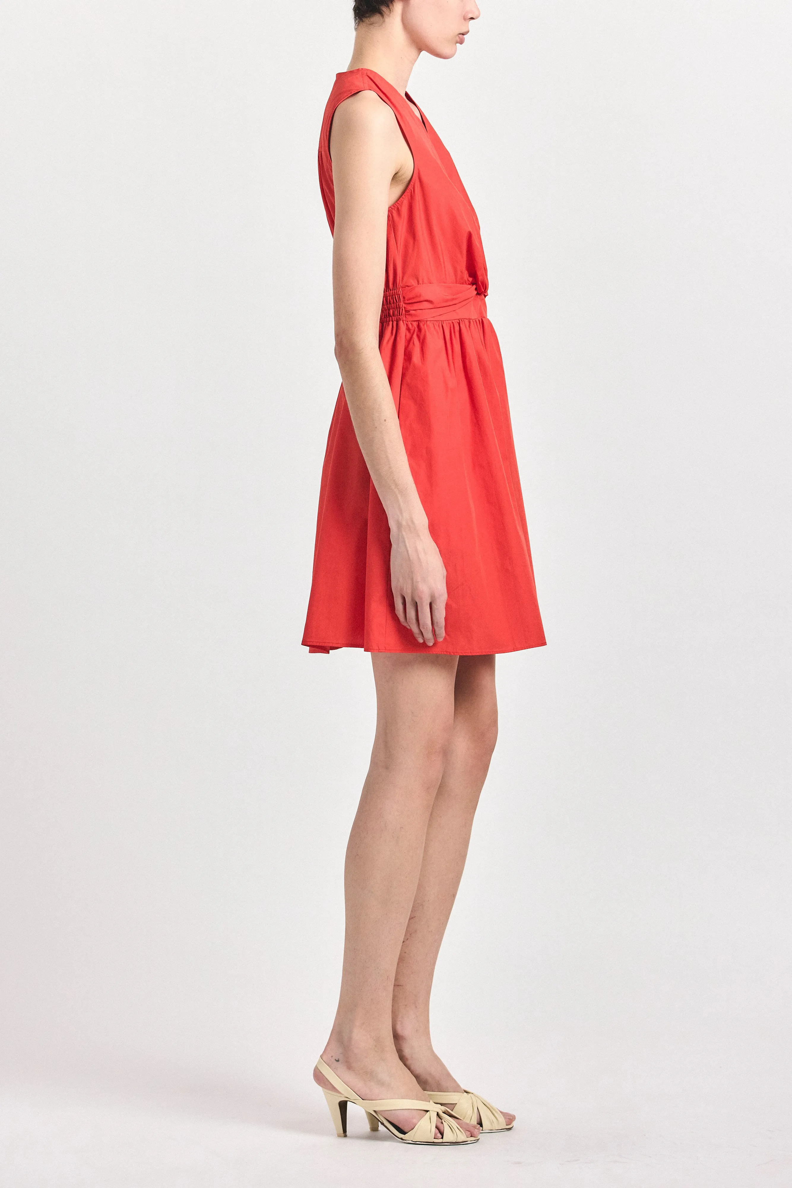 Nulla Twist Front Mini Dress - Red sold by Derek Lam product image thumbnail 3