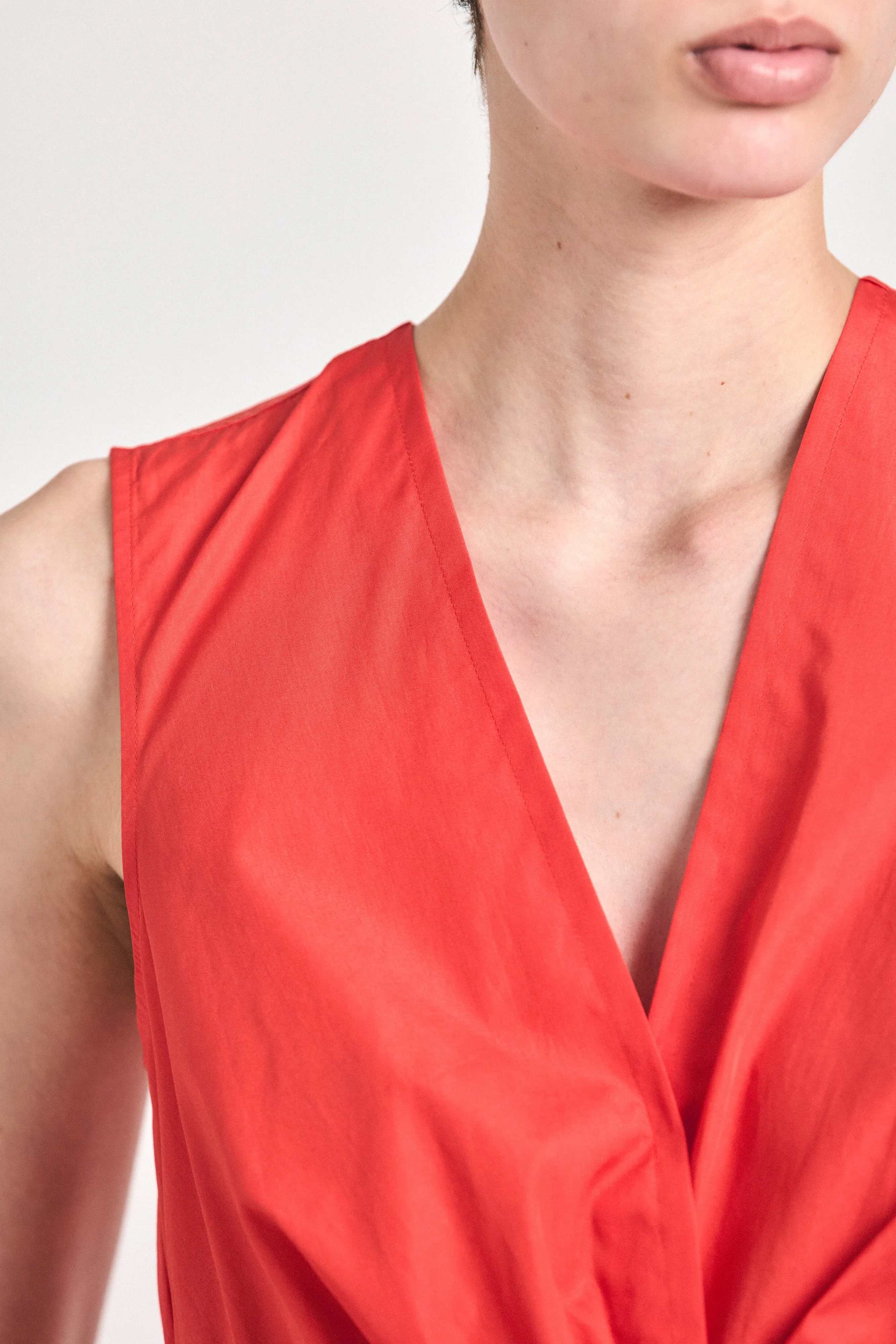 Nulla Twist Front Mini Dress - Red sold by Derek Lam product image thumbnail 2