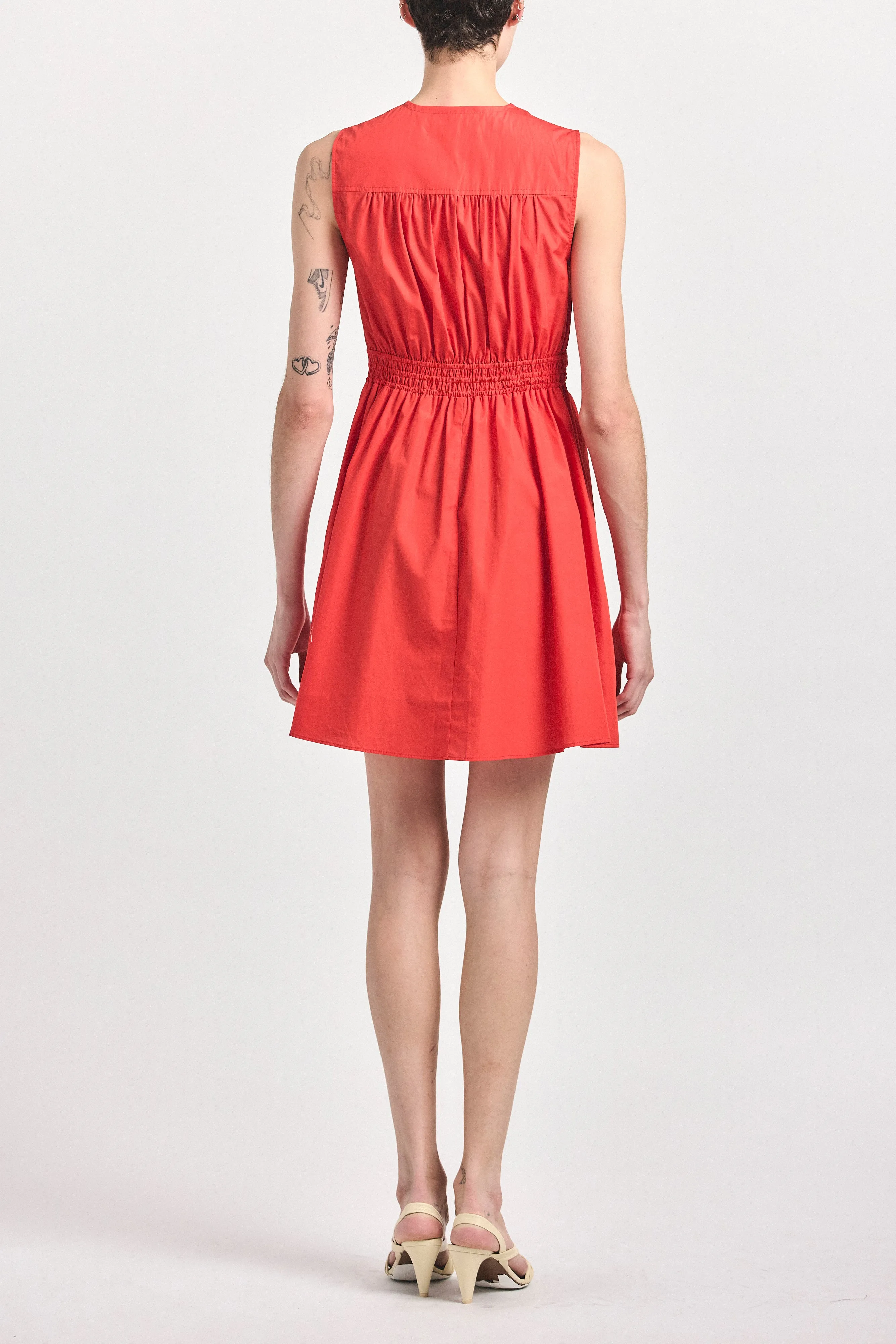 Nulla Twist Front Mini Dress - Red sold by Derek Lam product image thumbnail 4