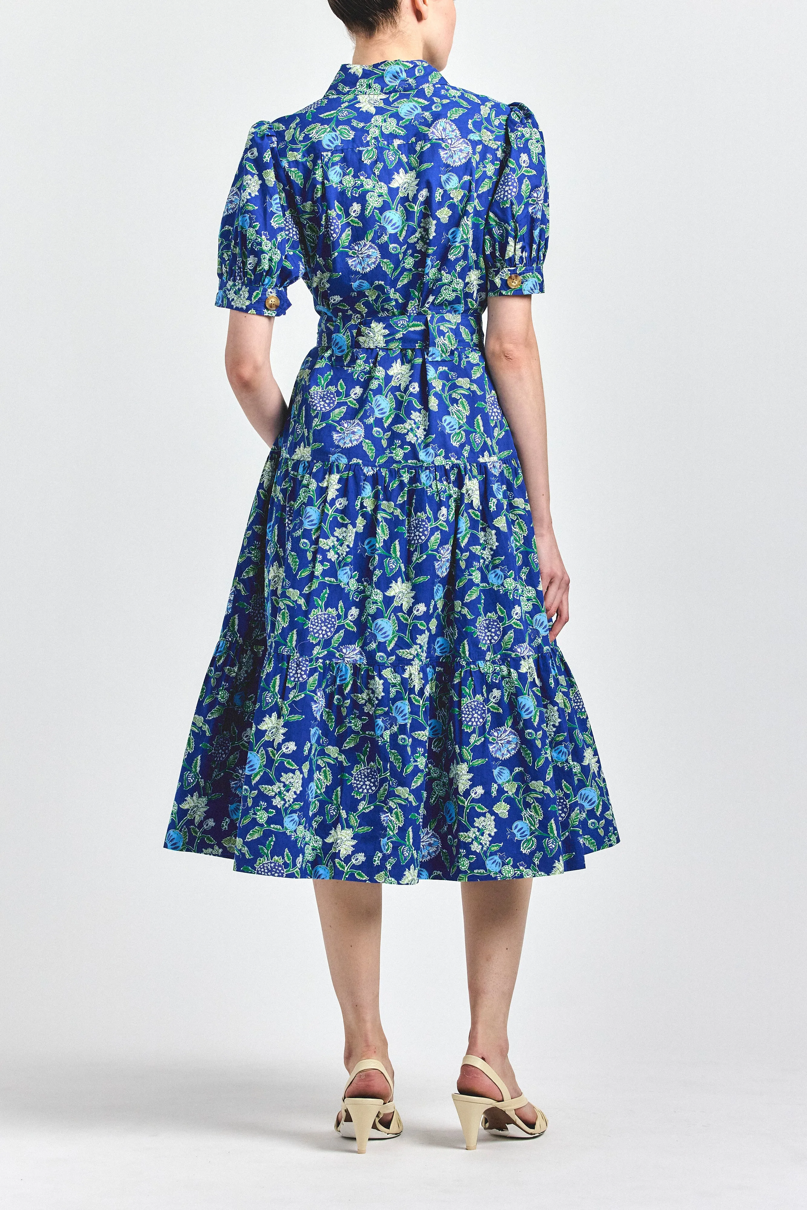 Buffy Utility Dress - Blue Vines sold by Derek Lam product image thumbnail 4