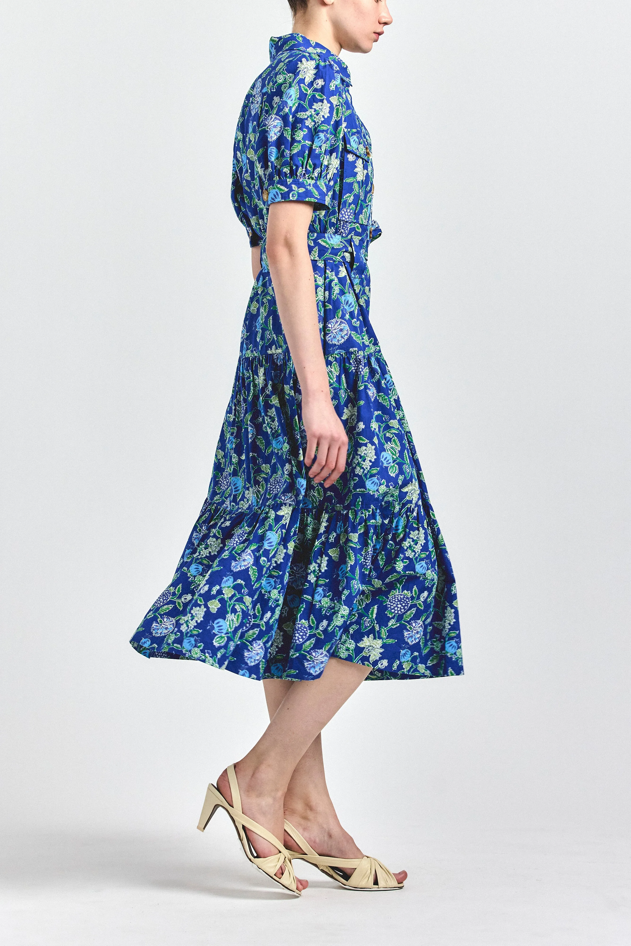 Buffy Utility Dress - Blue Vines sold by Derek Lam product image thumbnail 3
