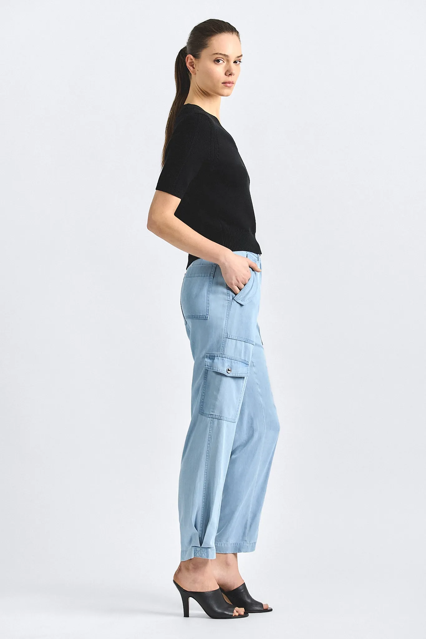 Amare Cargo Pant - Ellis Wash sold by Derek Lam product image thumbnail 3